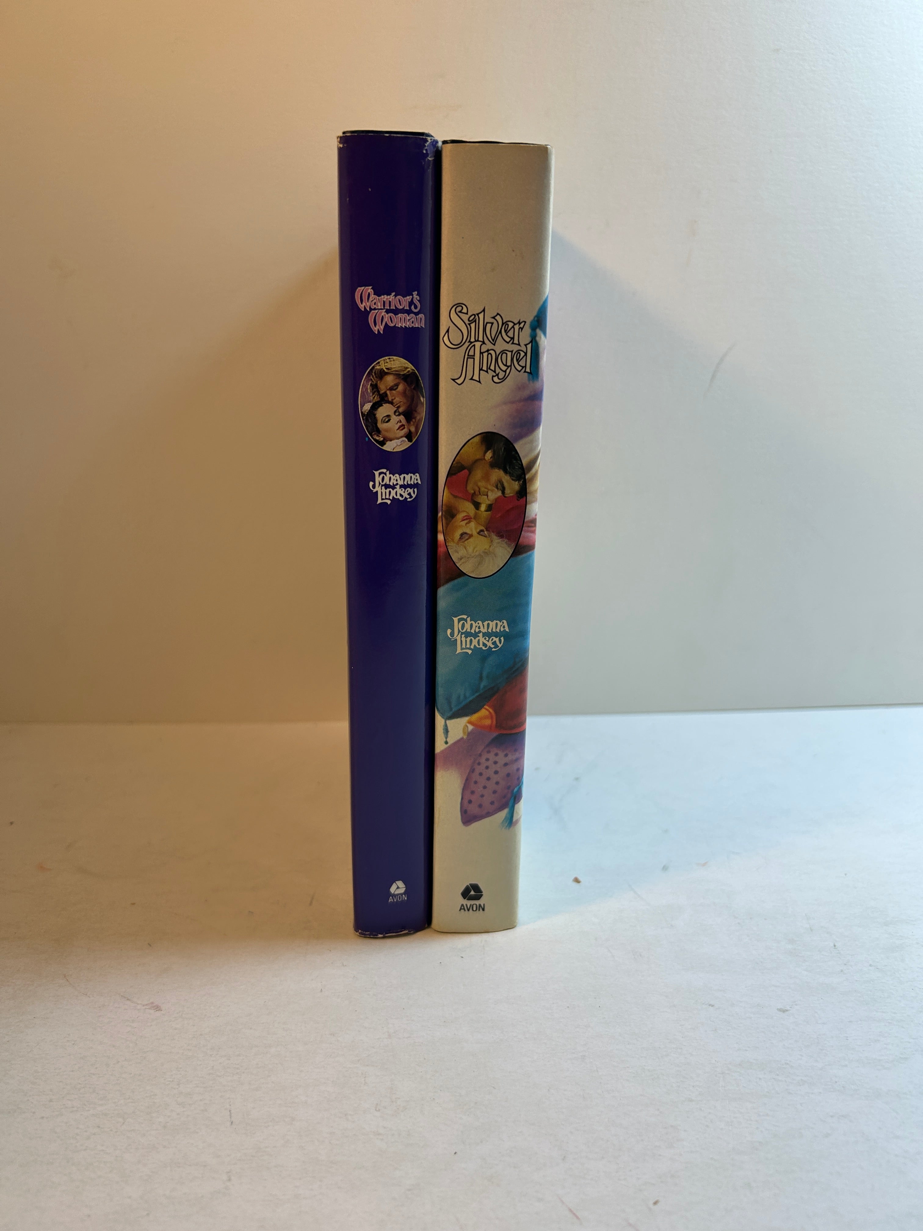 Lot of 2 Johannah Lindsay Vintage Avon Romance 1988-90 HCDJ BCE