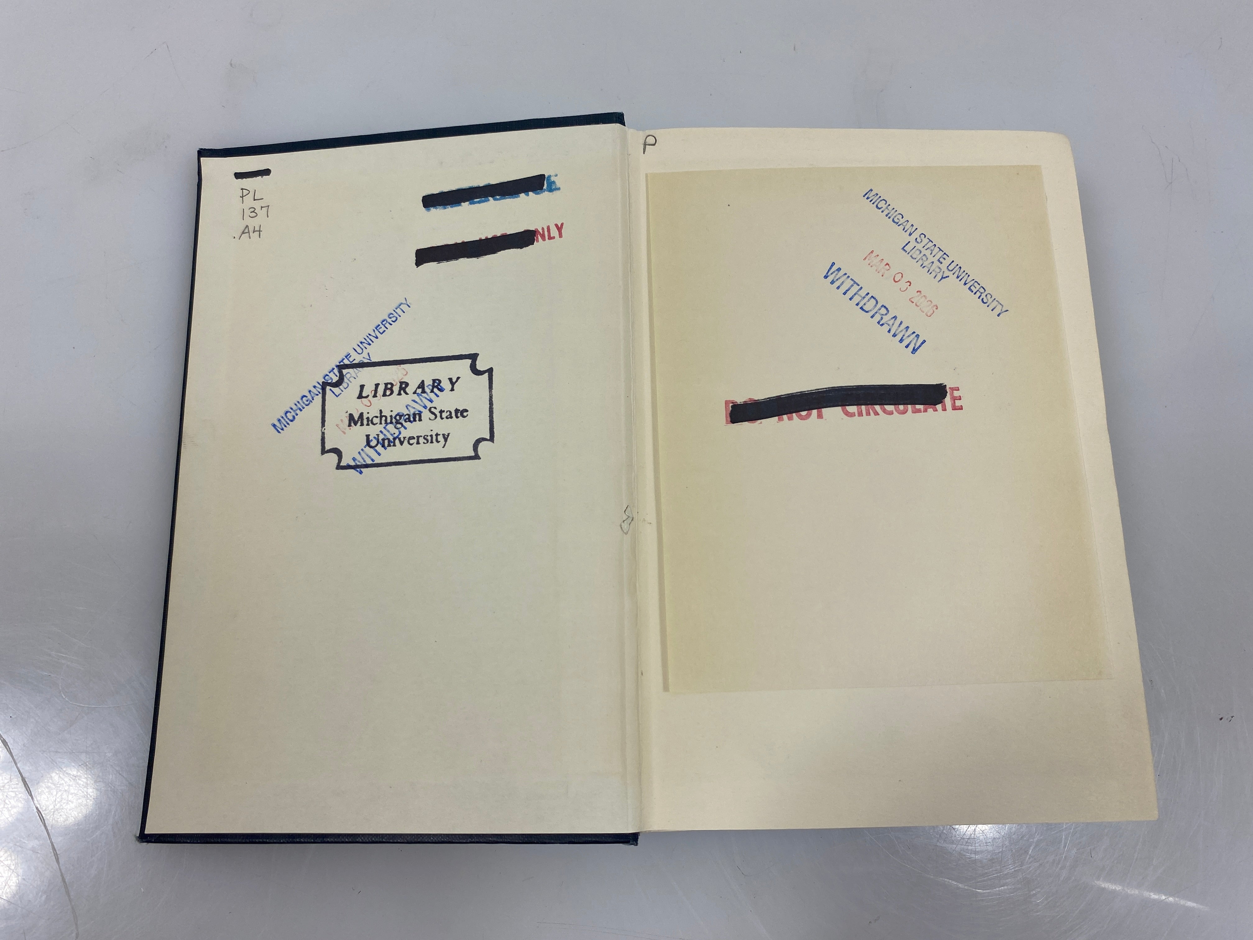 The Concise Oxford Turkish Dictionary by Alderson/Iz Ex-library 1959 HC