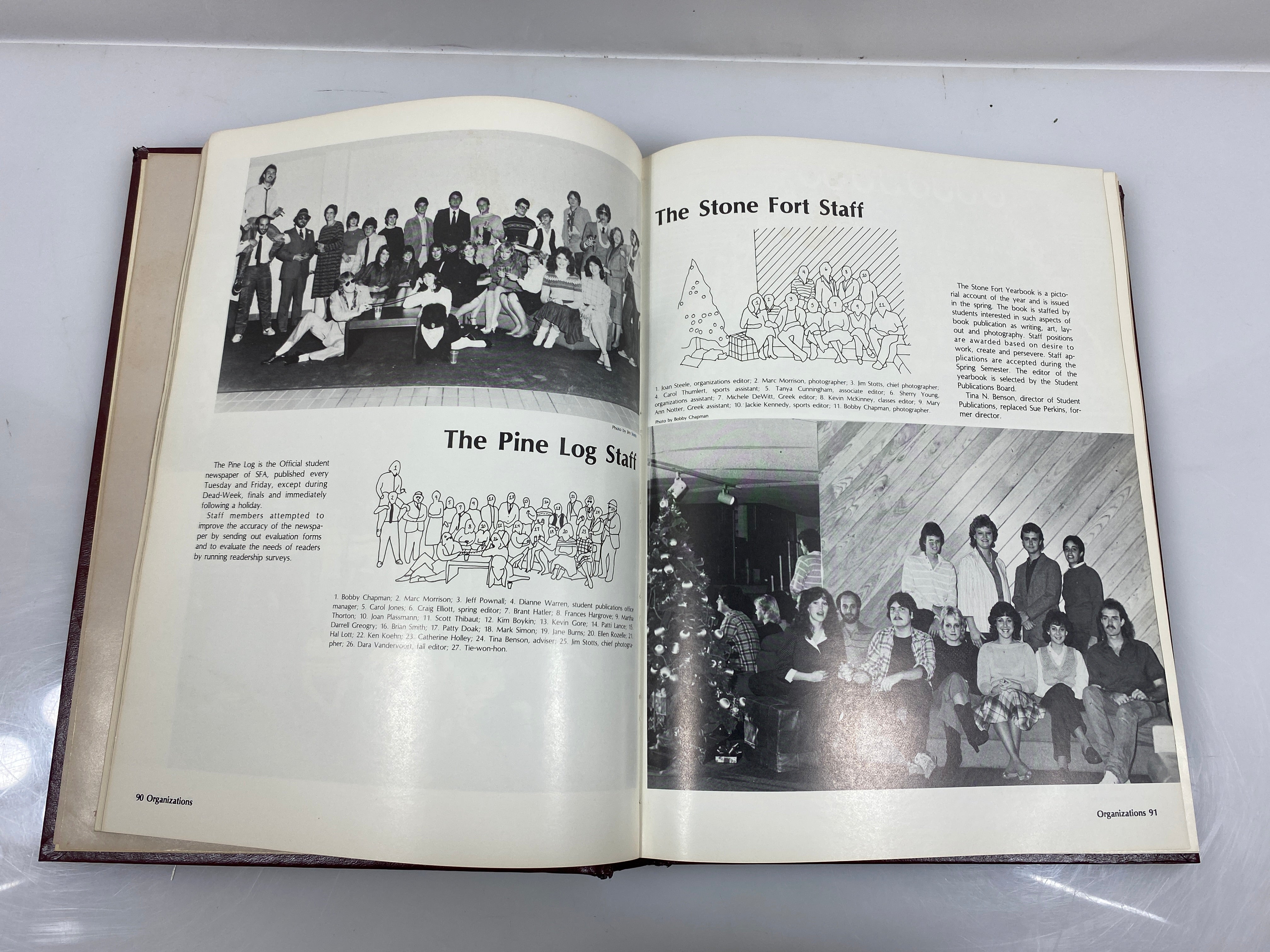 1984 Stephen F. Austin State University Yearbook Nacogdoches, Texas HC