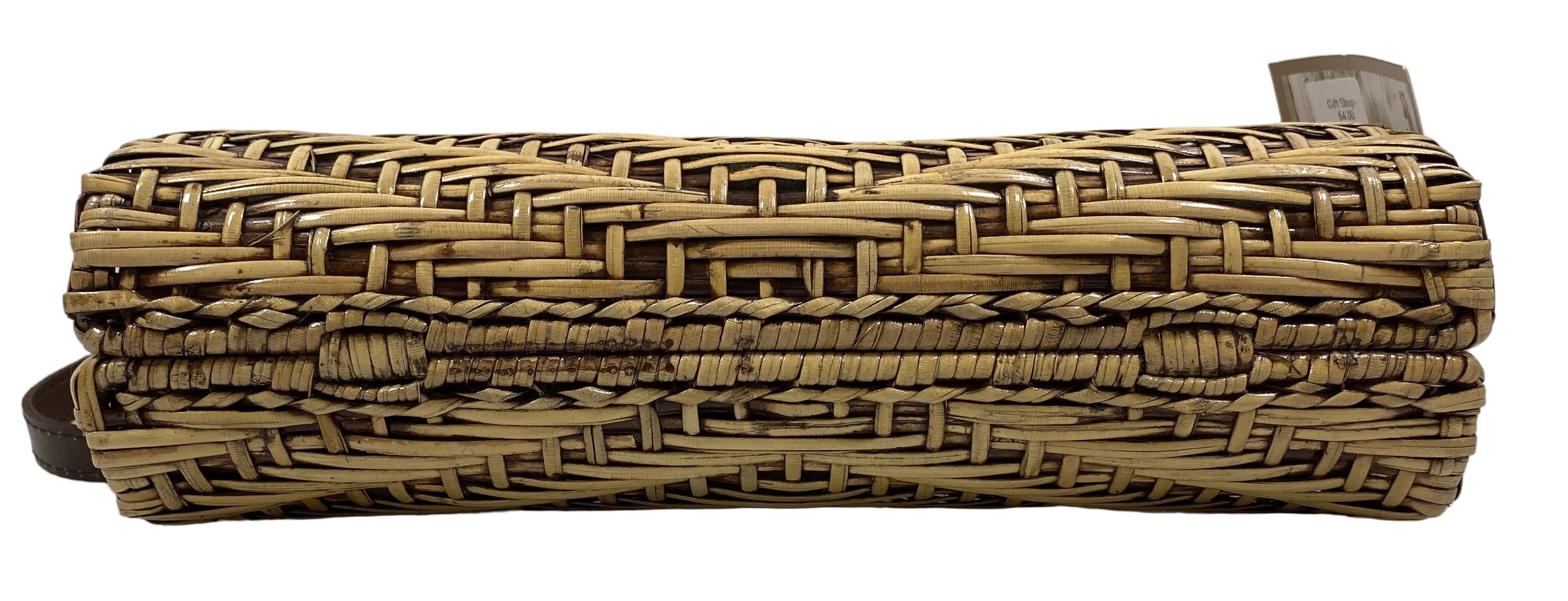 The Winding Road Brown Rattan Convertable Clutch