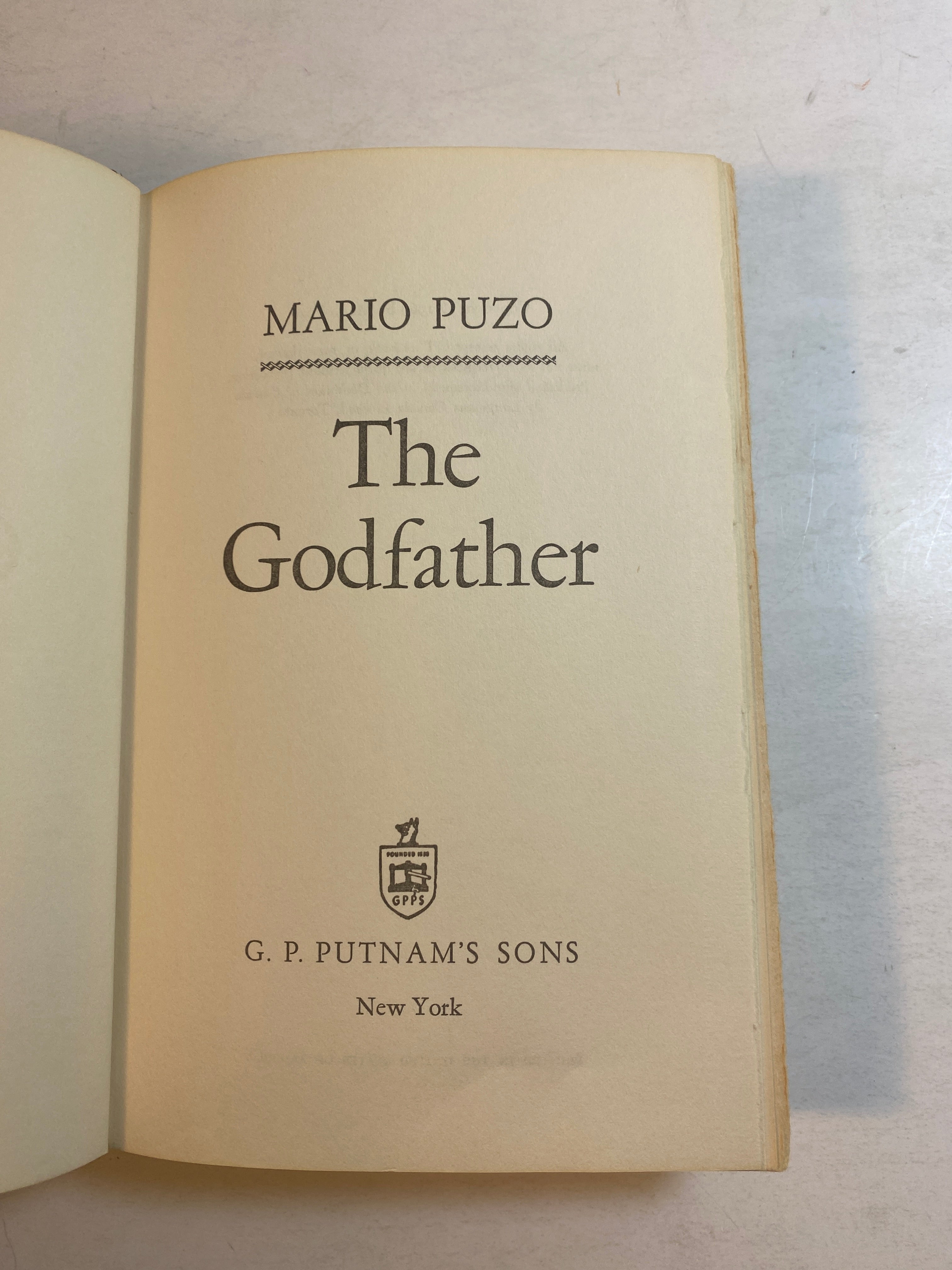 The Godfather Mario Puzo HC 1969
