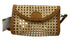 The Winding Road Brown Rattan Clutch With Leather
