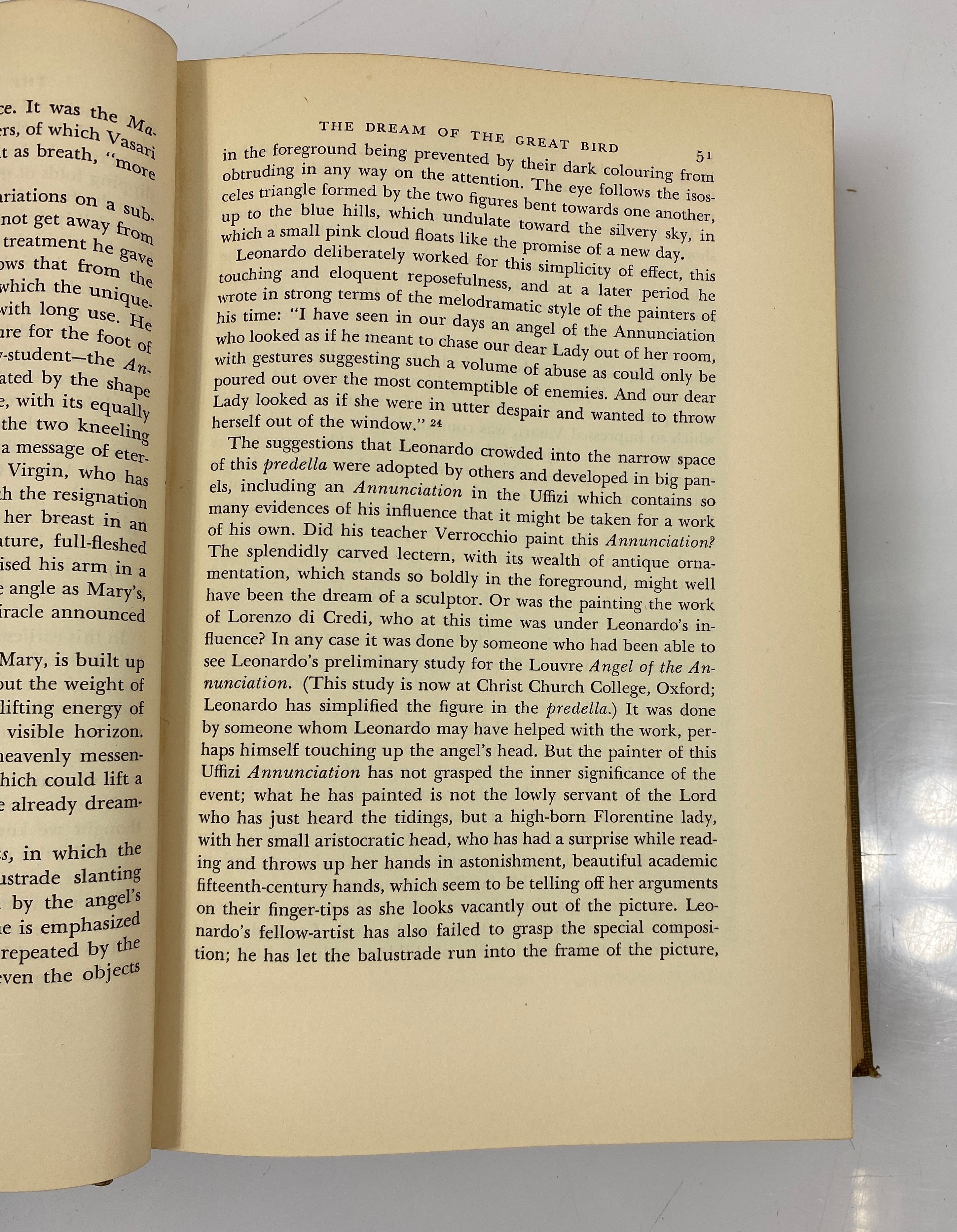 Leonardo da Vinci: The Tragic Pursuit of Perfection Vallentin 1st Ed. 1938 HC