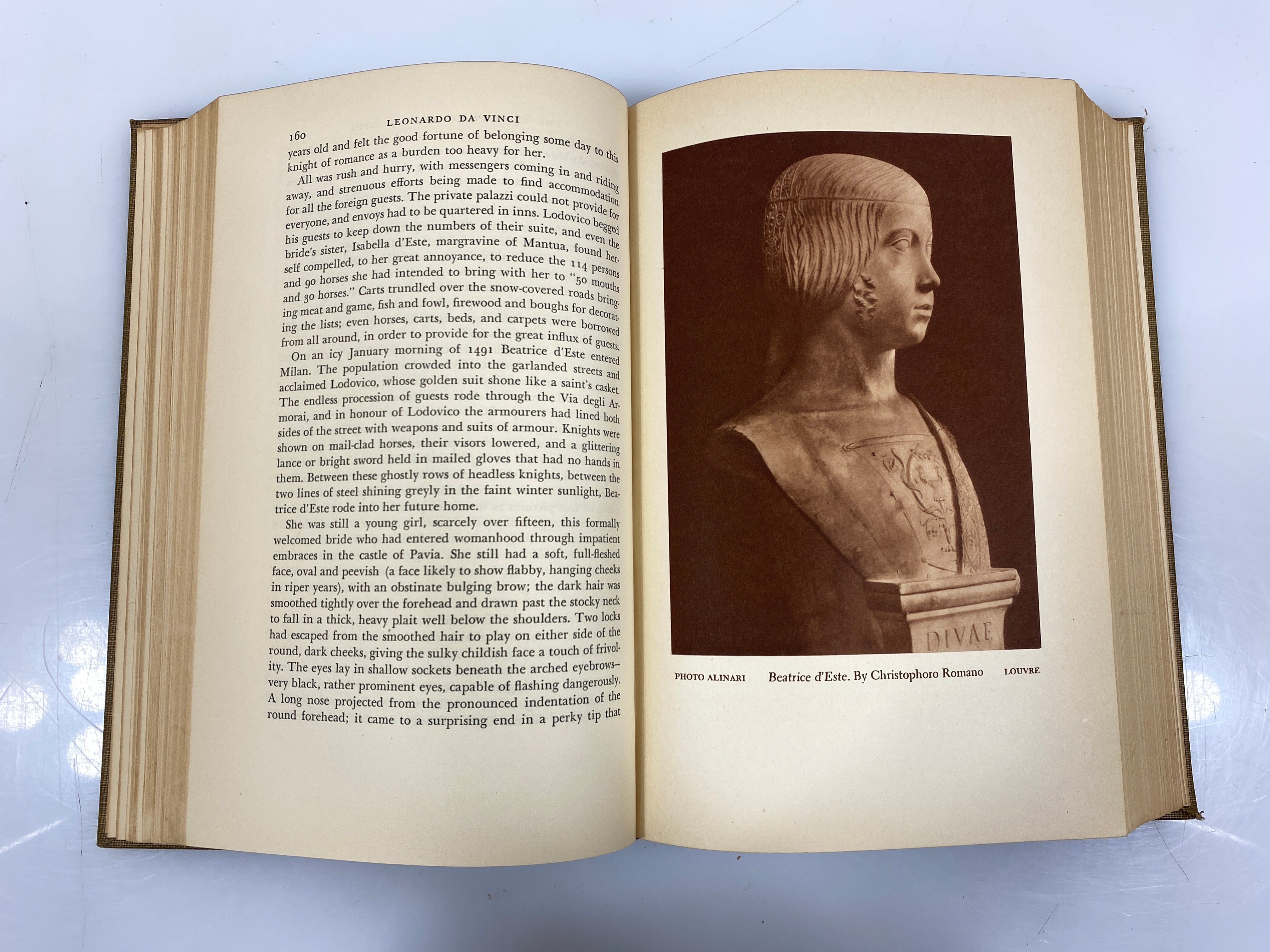 Leonardo da Vinci: The Tragic Pursuit of Perfection Vallentin 1st Ed. 1938 HC