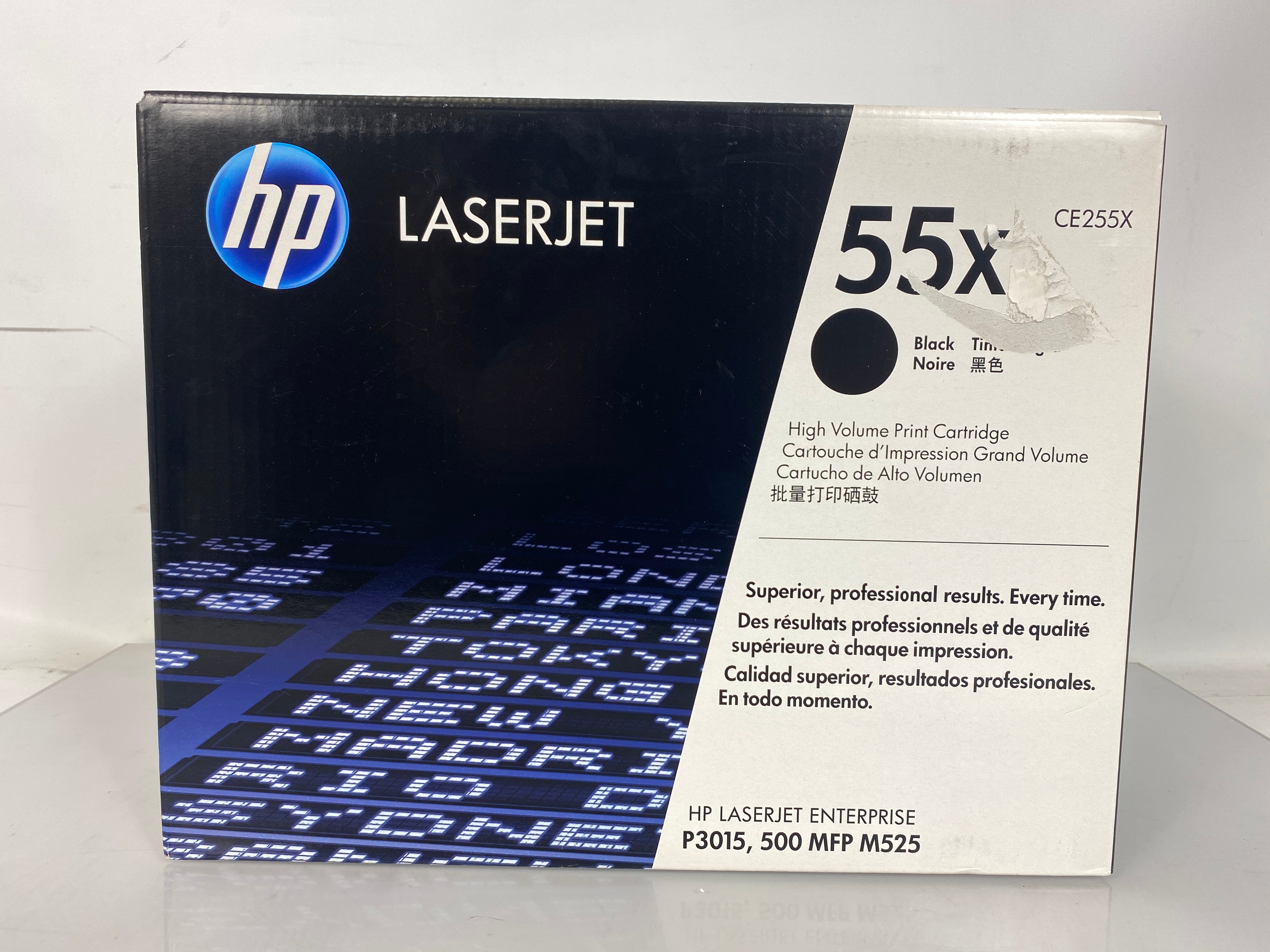 HP CE255X 55X High Yield Black Original LaserJet Toner Cartridge