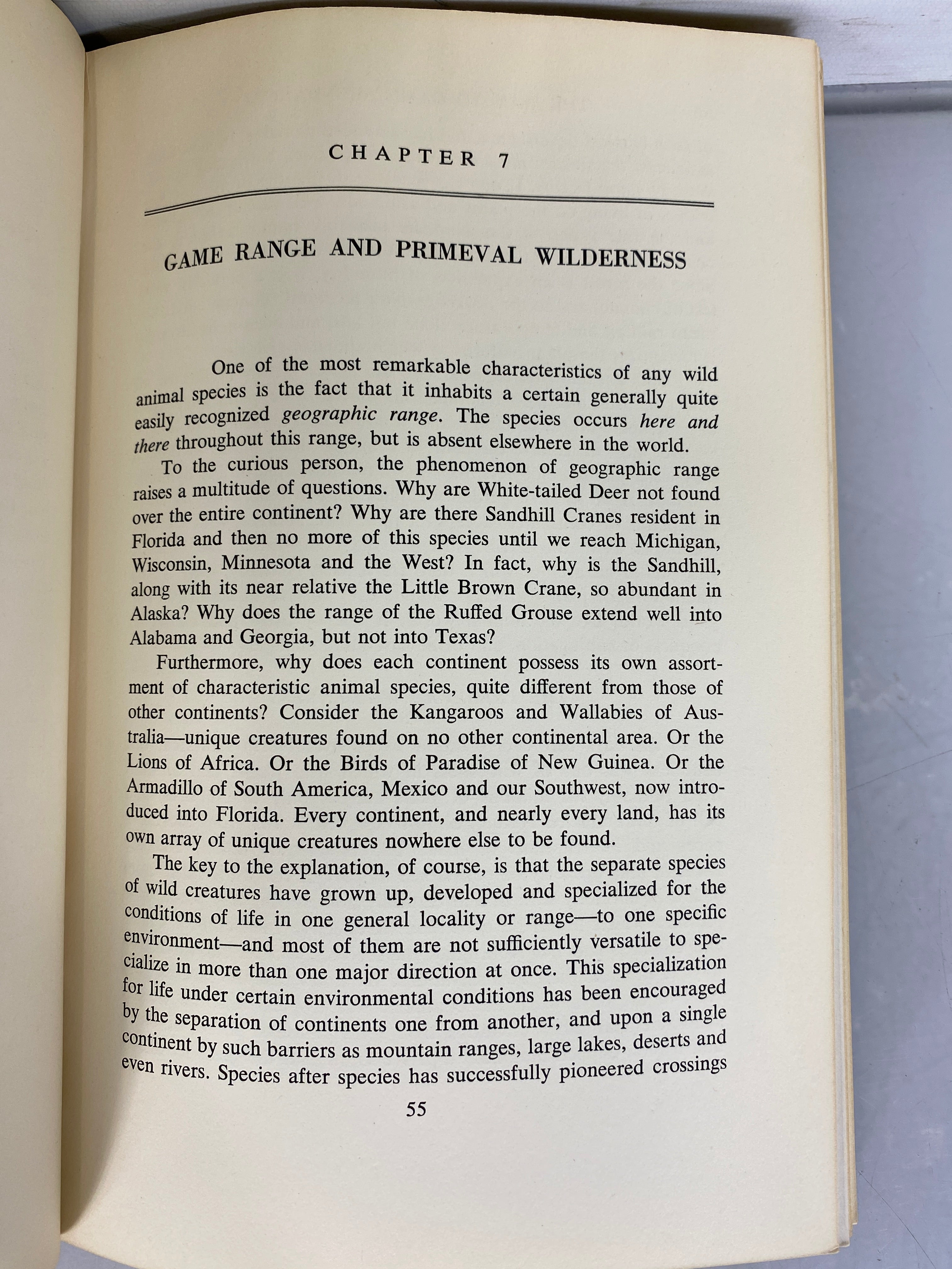 The Way to Game Abundance by Wallace Byron Grange First Edition 1949 HC