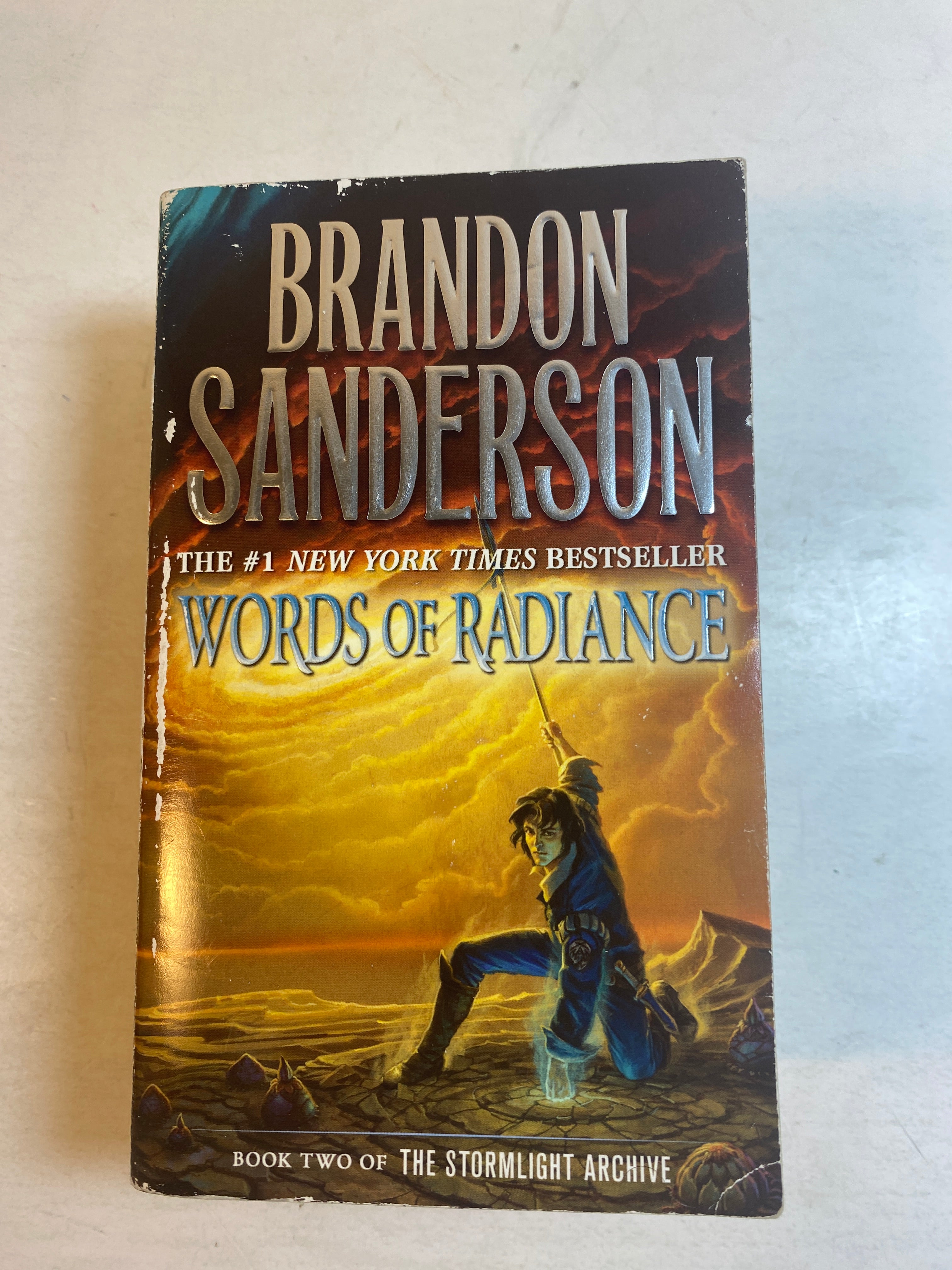 Lot of 2 Sanderson Stormlight Paperbacks Books 2, 3 2015-2019
