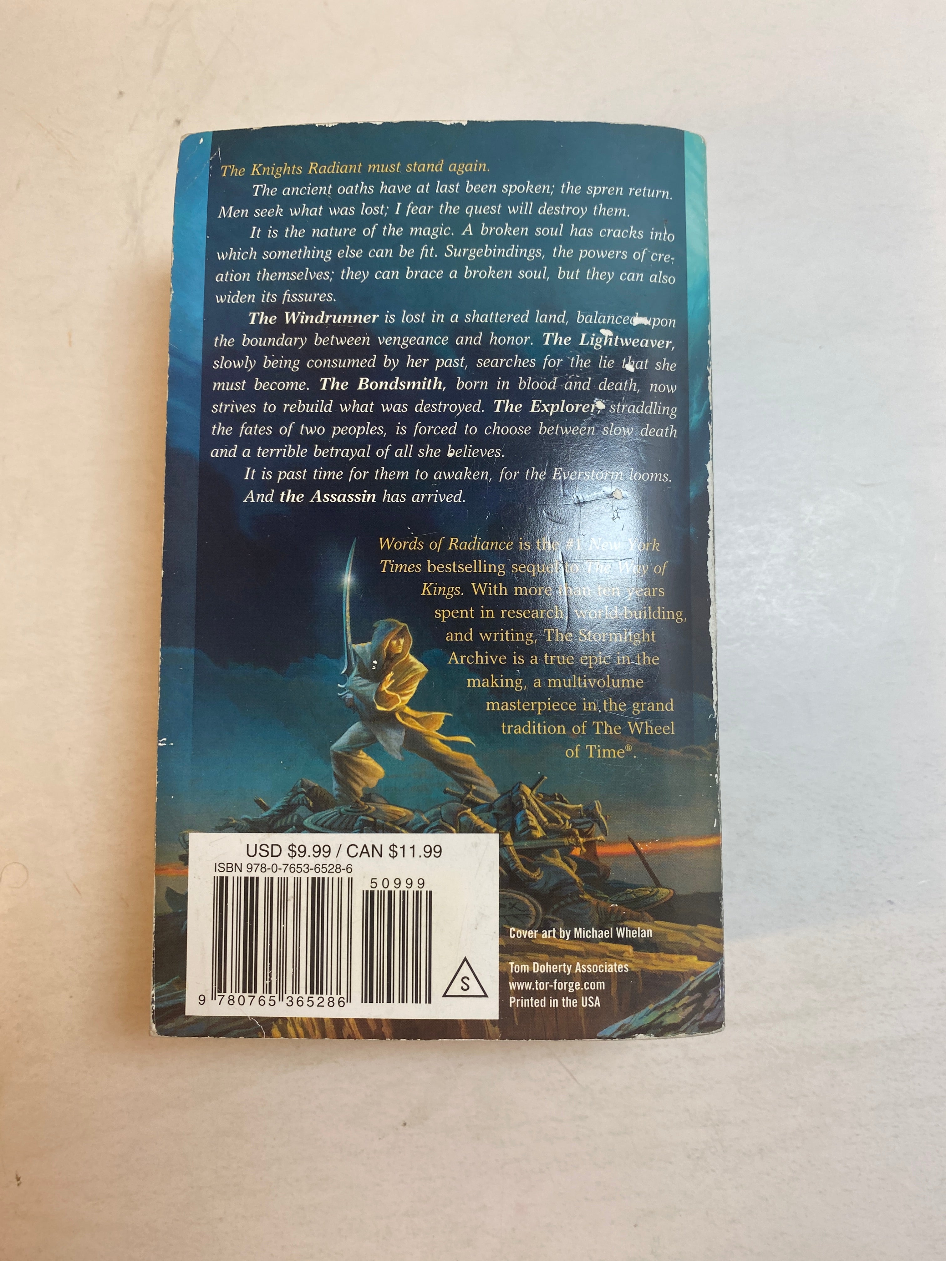 Lot of 2 Sanderson Stormlight Paperbacks Books 2, 3 2015-2019
