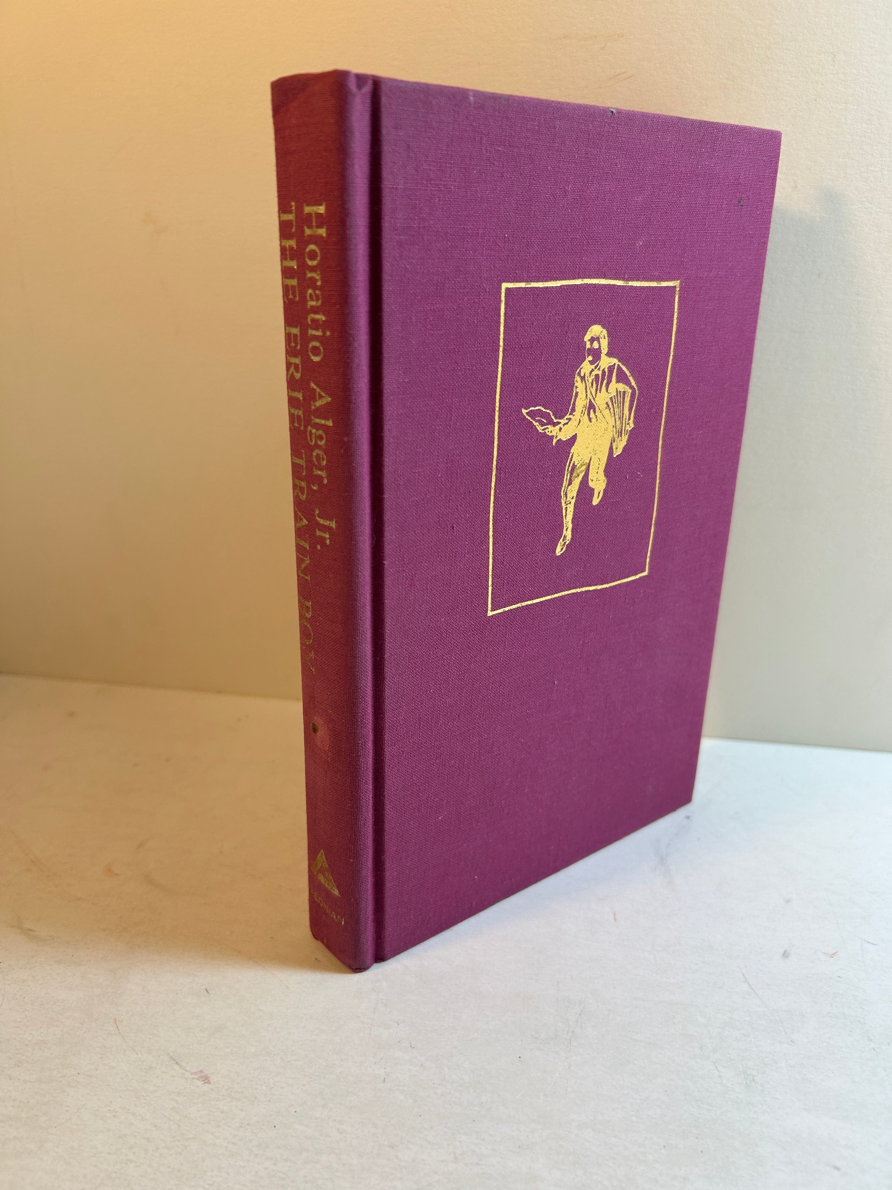 The Erie Train Boy by Horatio Alger Jr Reprint 1975 Aeonian Press HC