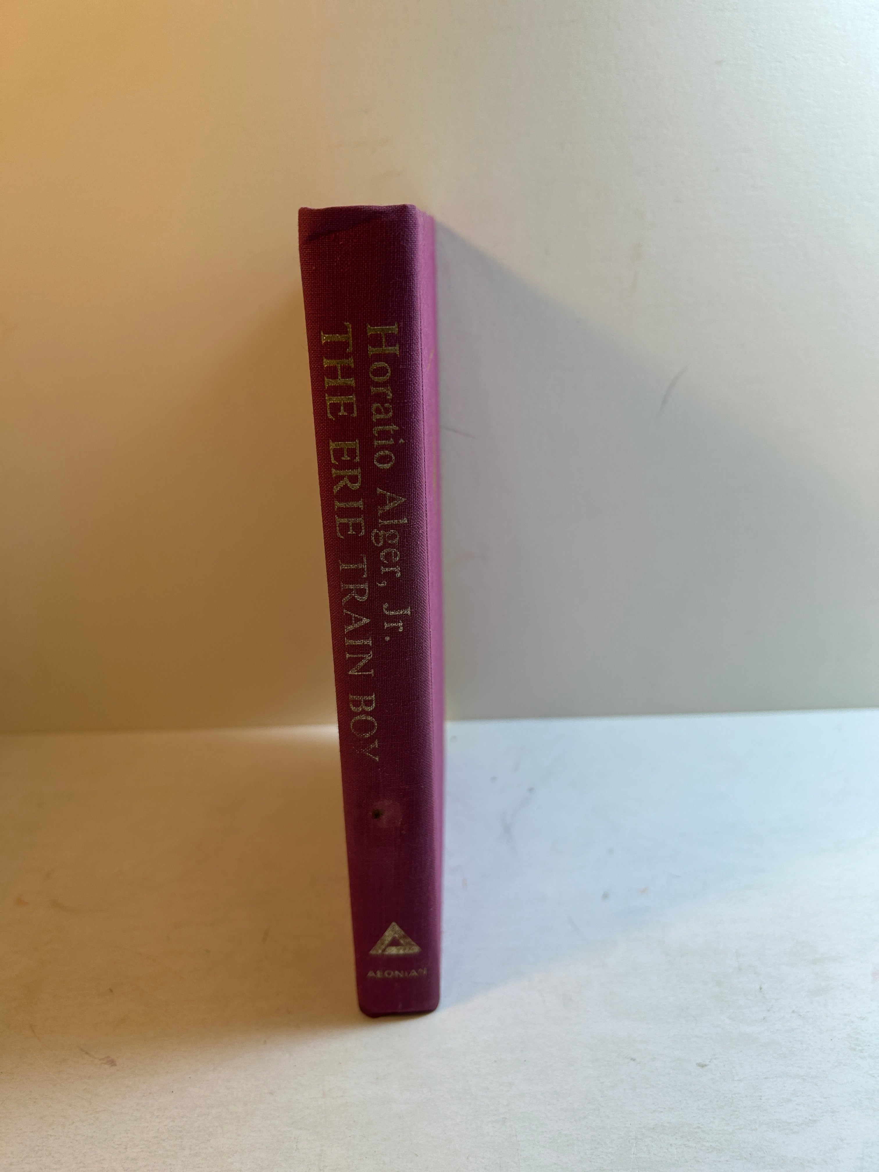 The Erie Train Boy by Horatio Alger Jr Reprint 1975 Aeonian Press HC