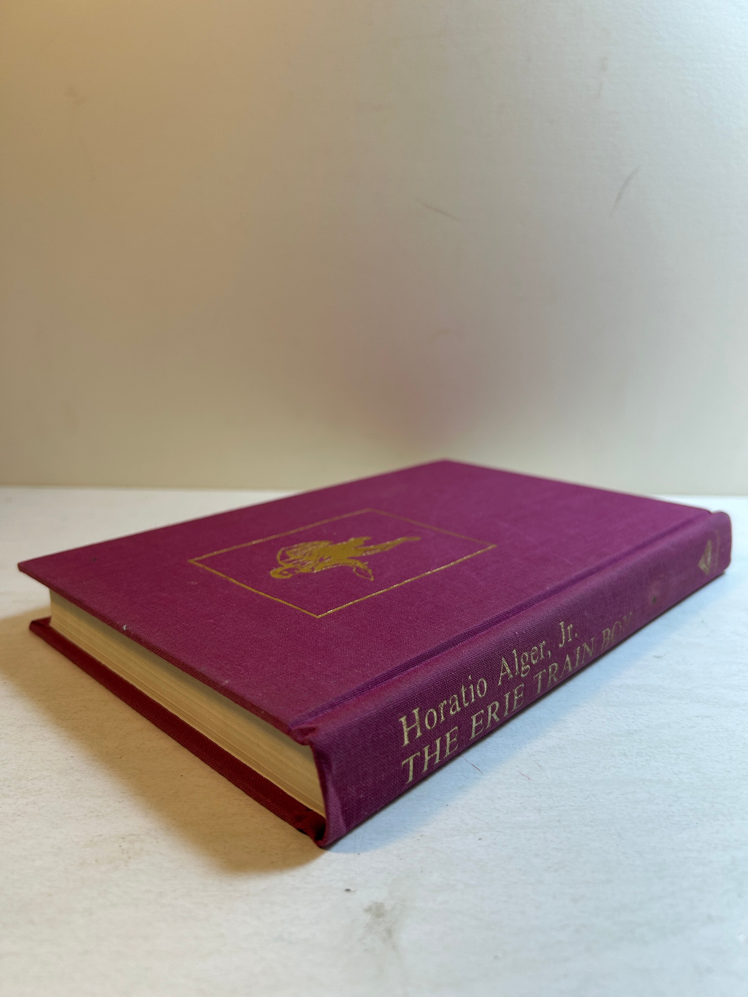 The Erie Train Boy by Horatio Alger Jr Reprint 1975 Aeonian Press HC