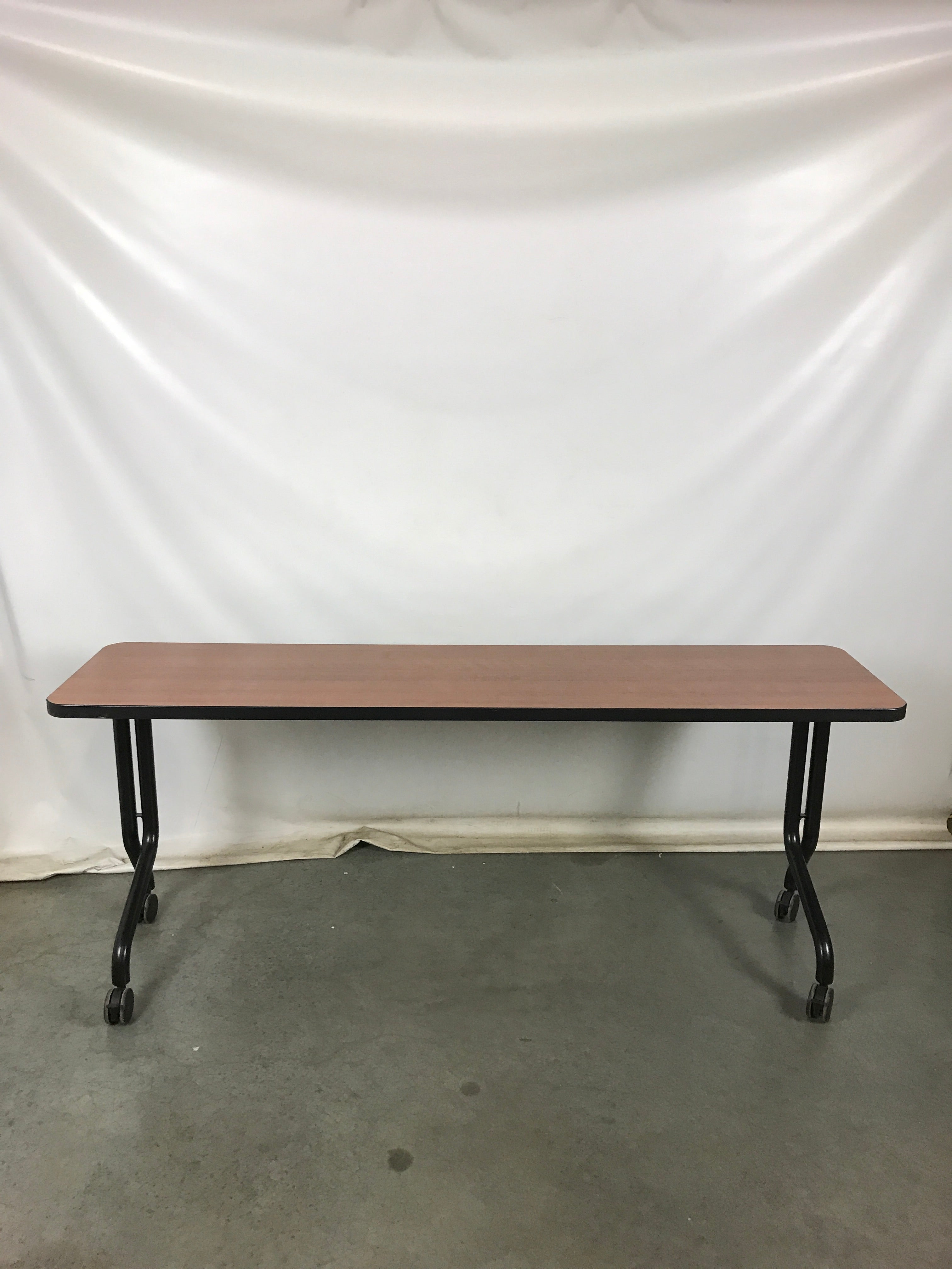 Brown 6 Foot Moveable Table