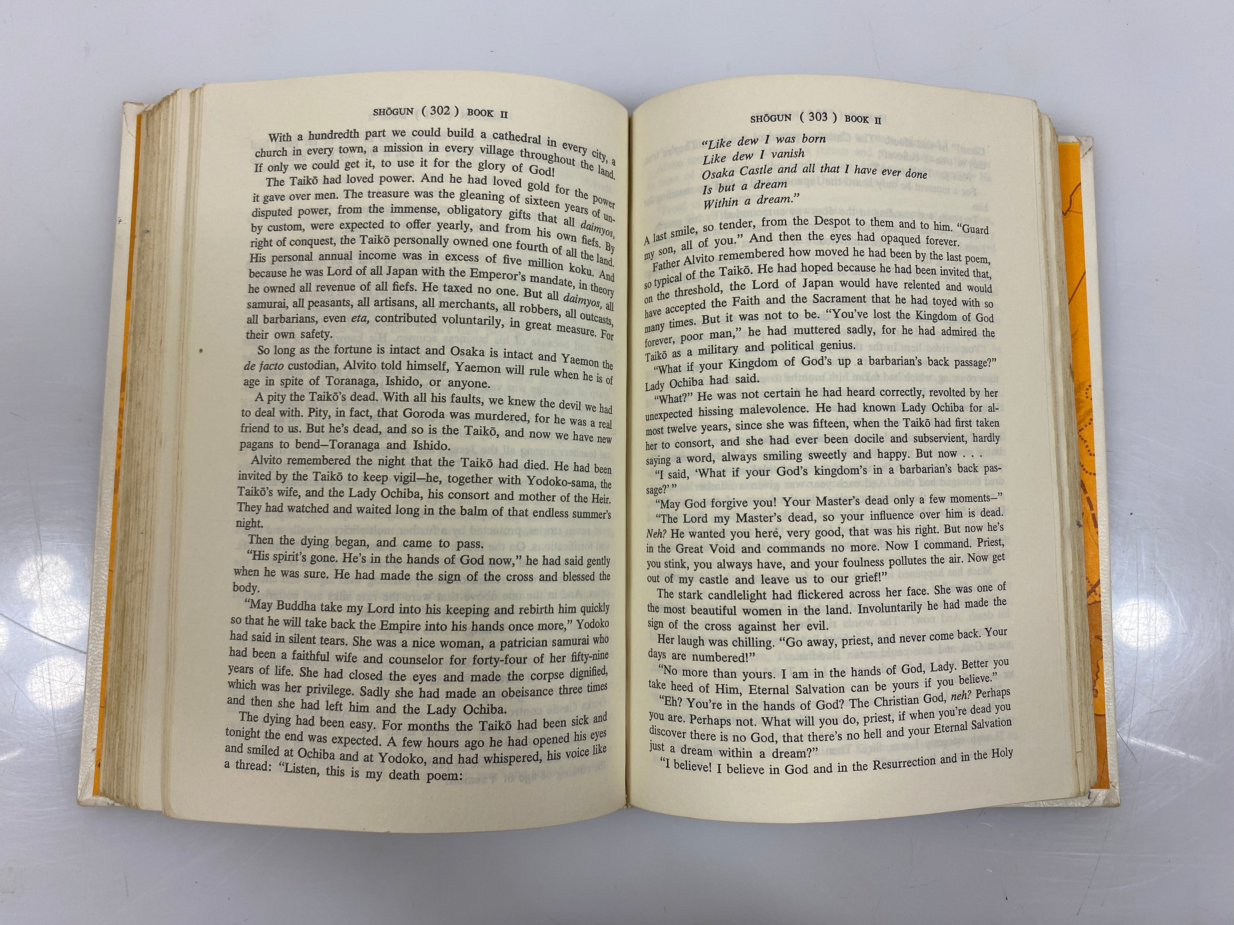 2 Volume Set: Shogun A Novel of Japan by James Clavell 1975 Vintage HC
