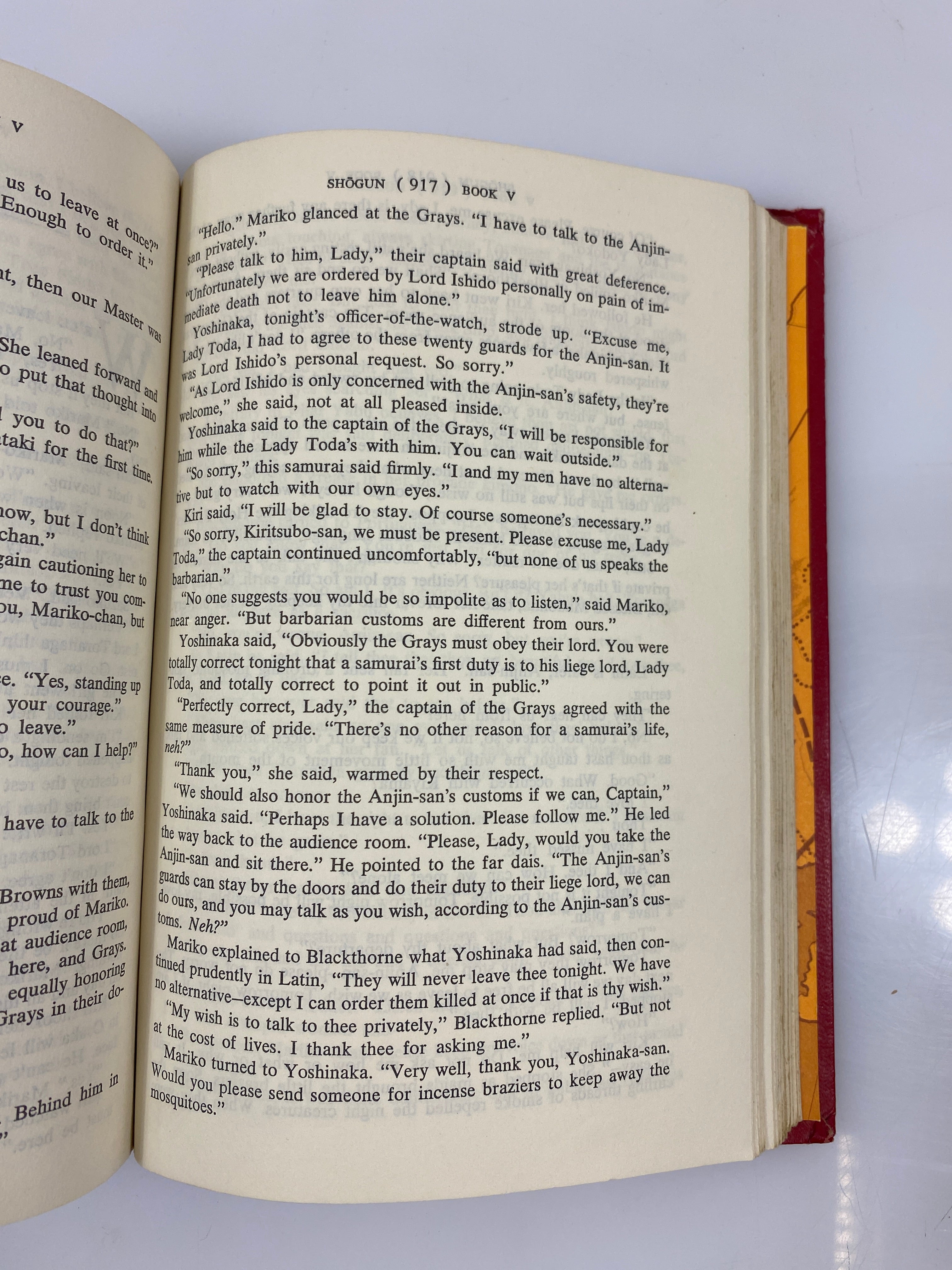 2 Volume Set: Shogun A Novel of Japan by James Clavell 1975 Vintage HC