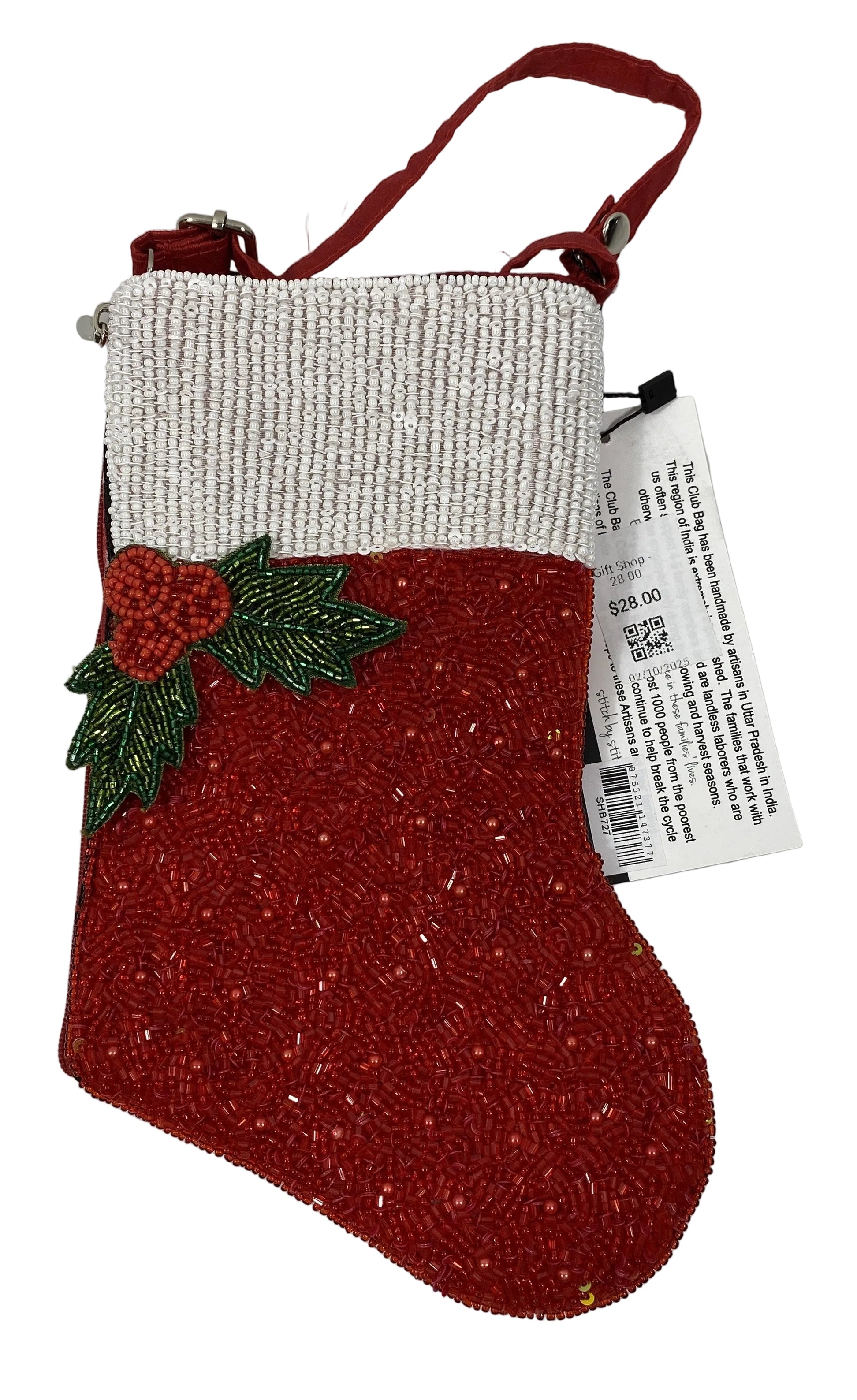 Bamboo Trading Company Club Stocking Crossbody Bag