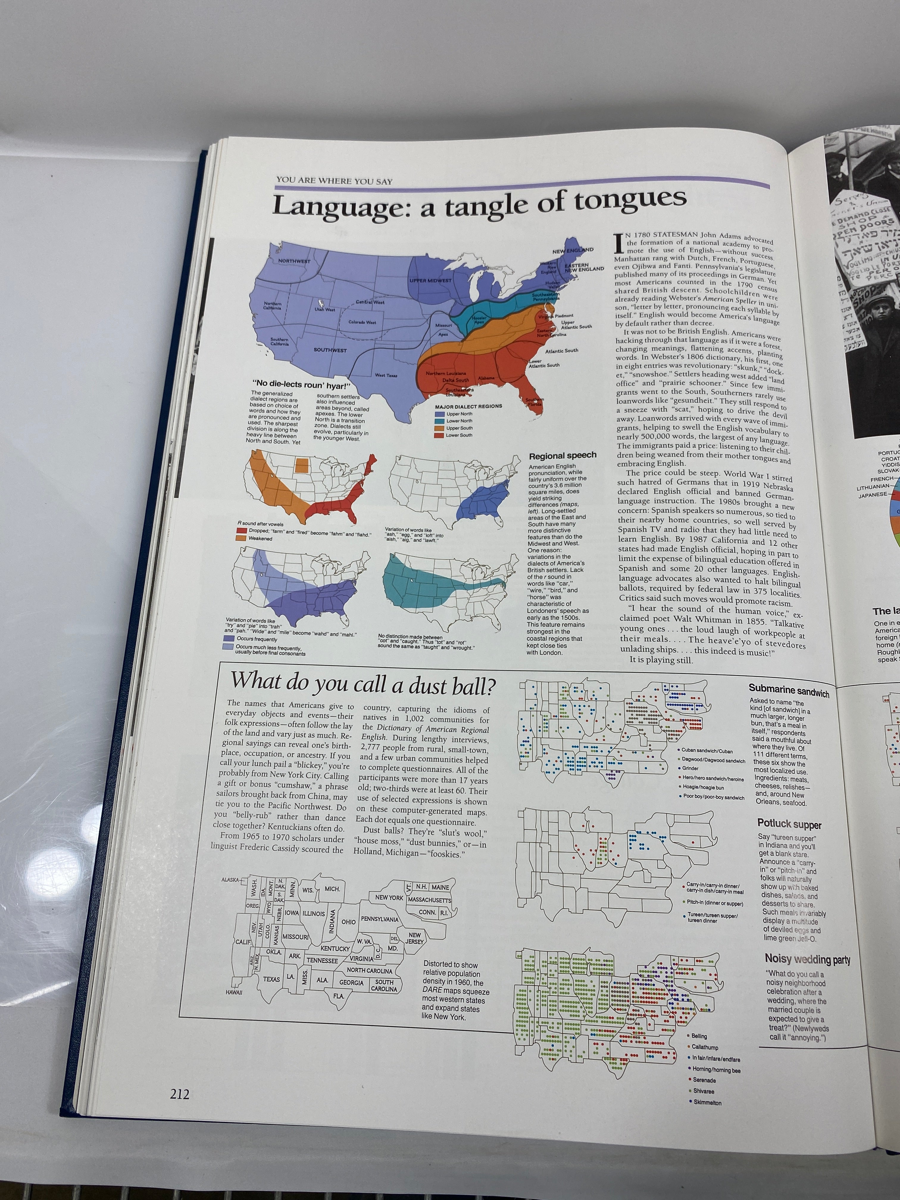 Historical Atlas of the United States National Geographic 1988 HC Slipcase