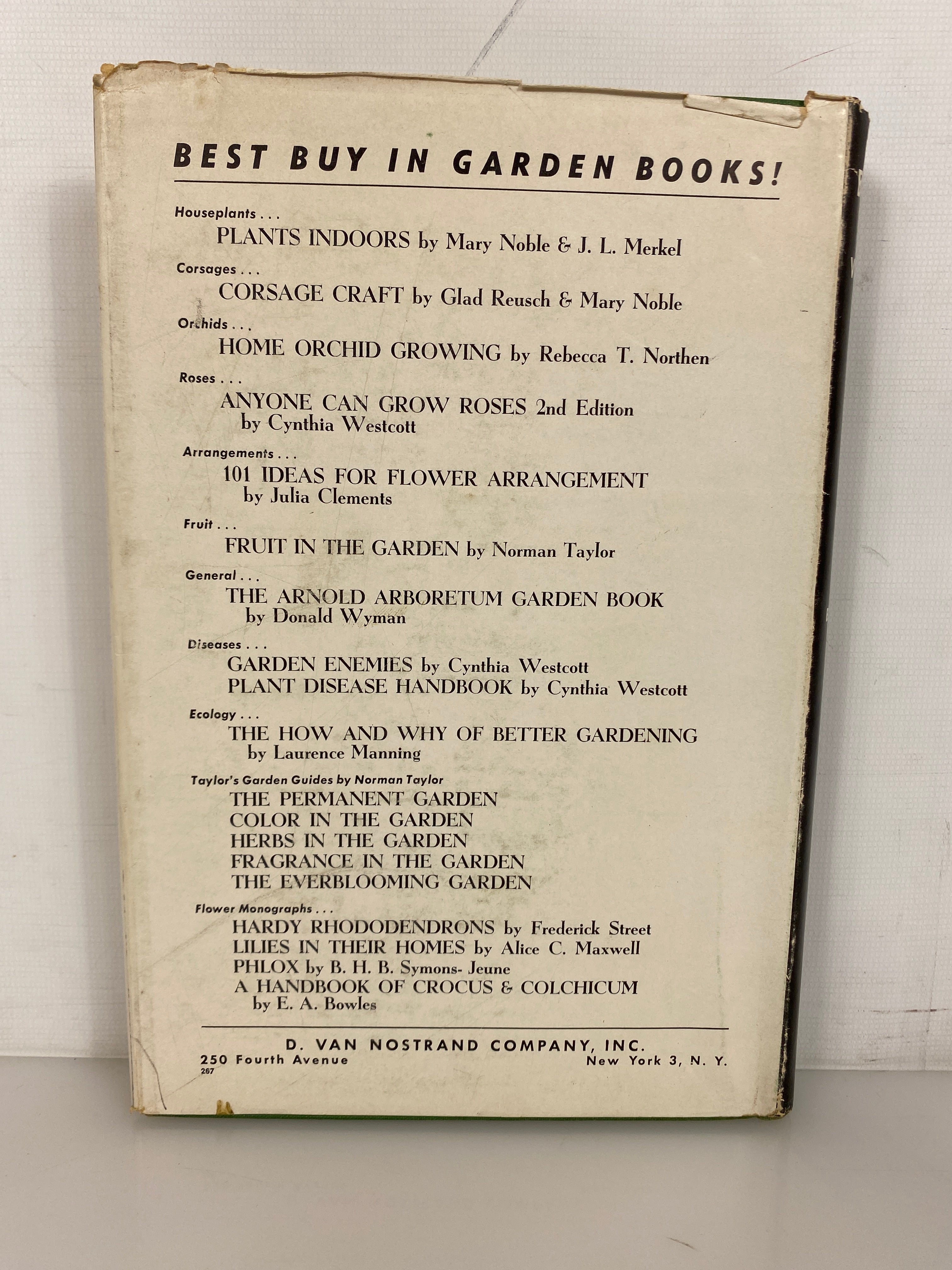Burrage on Vegetables by Albert Burrage 1954 Vintage Gardening Text HC DJ