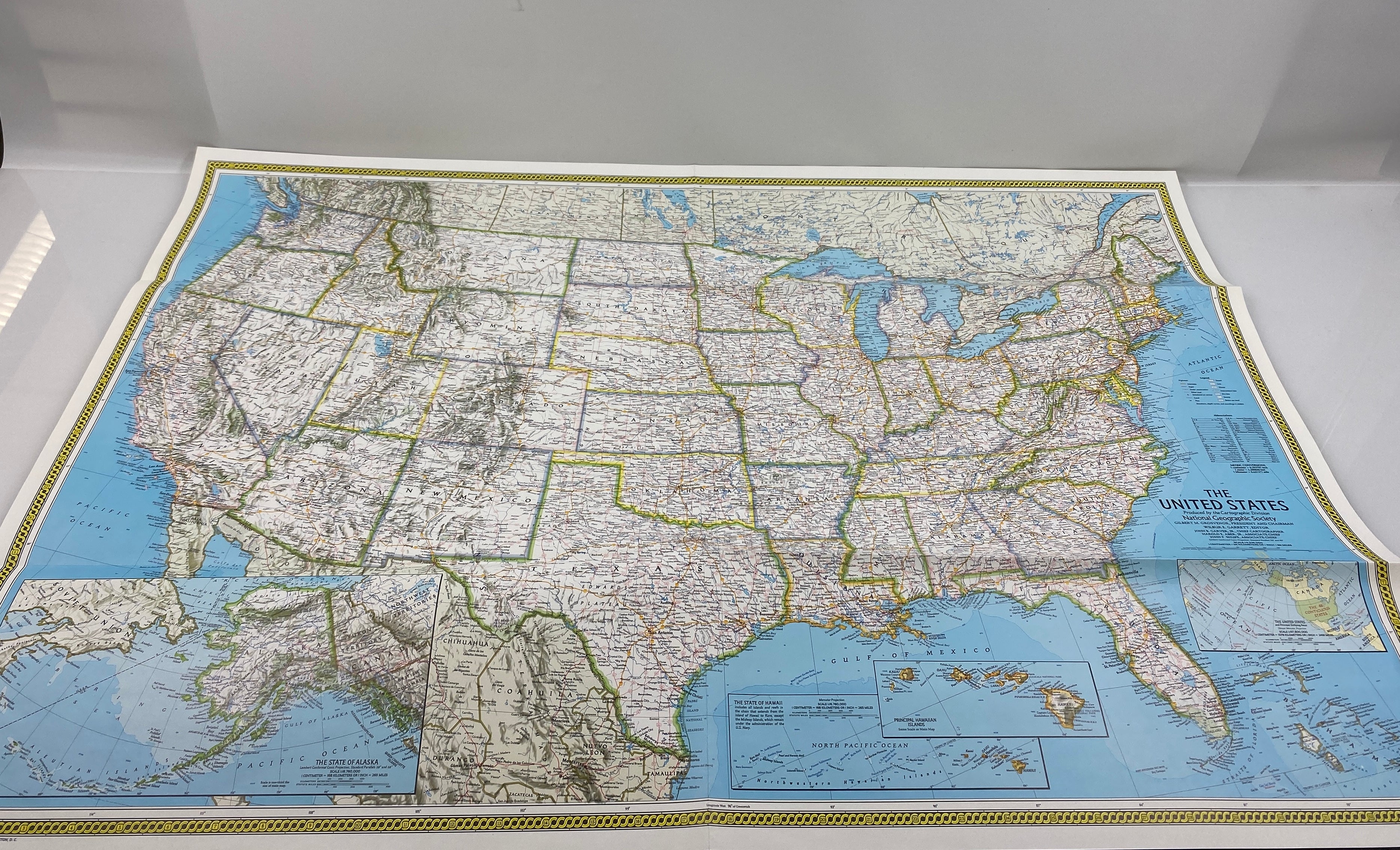 Historical Atlas of the United States National Geographic 1988 HC Slipcase