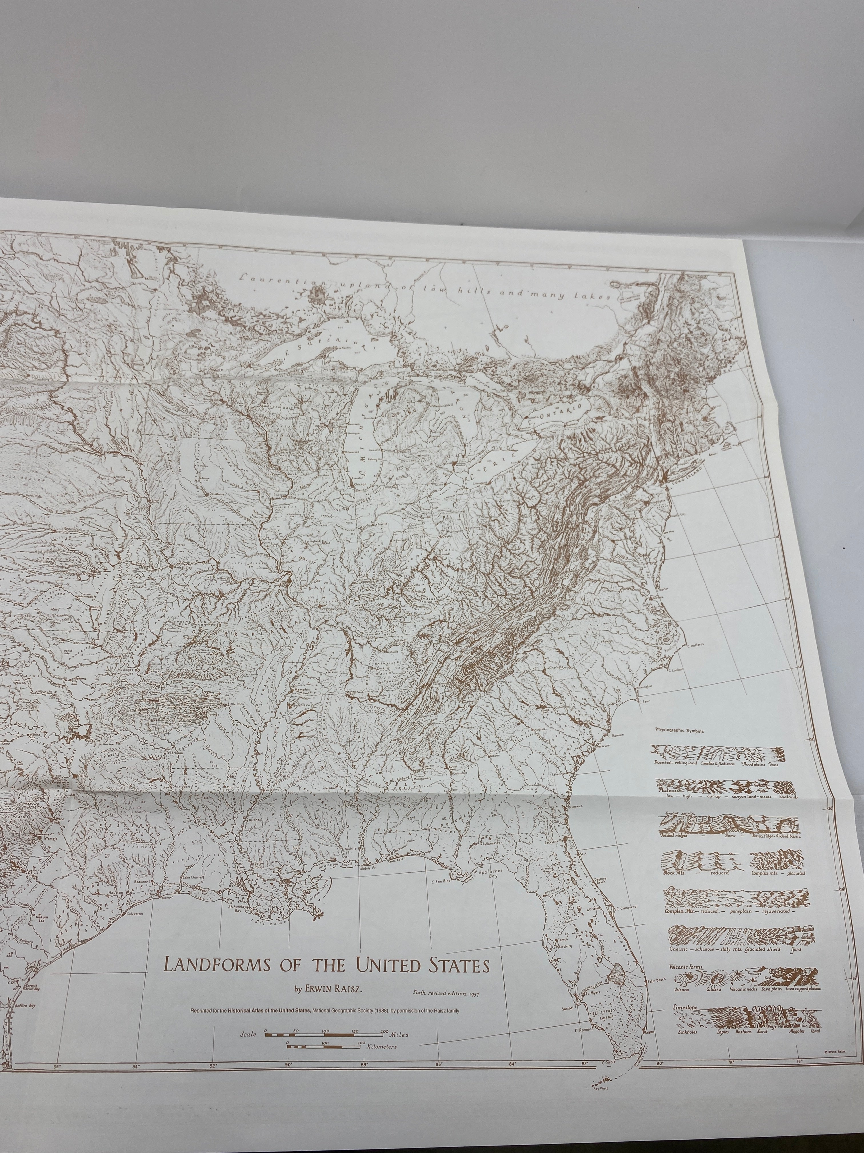 Historical Atlas of the United States National Geographic 1988 HC Slipcase