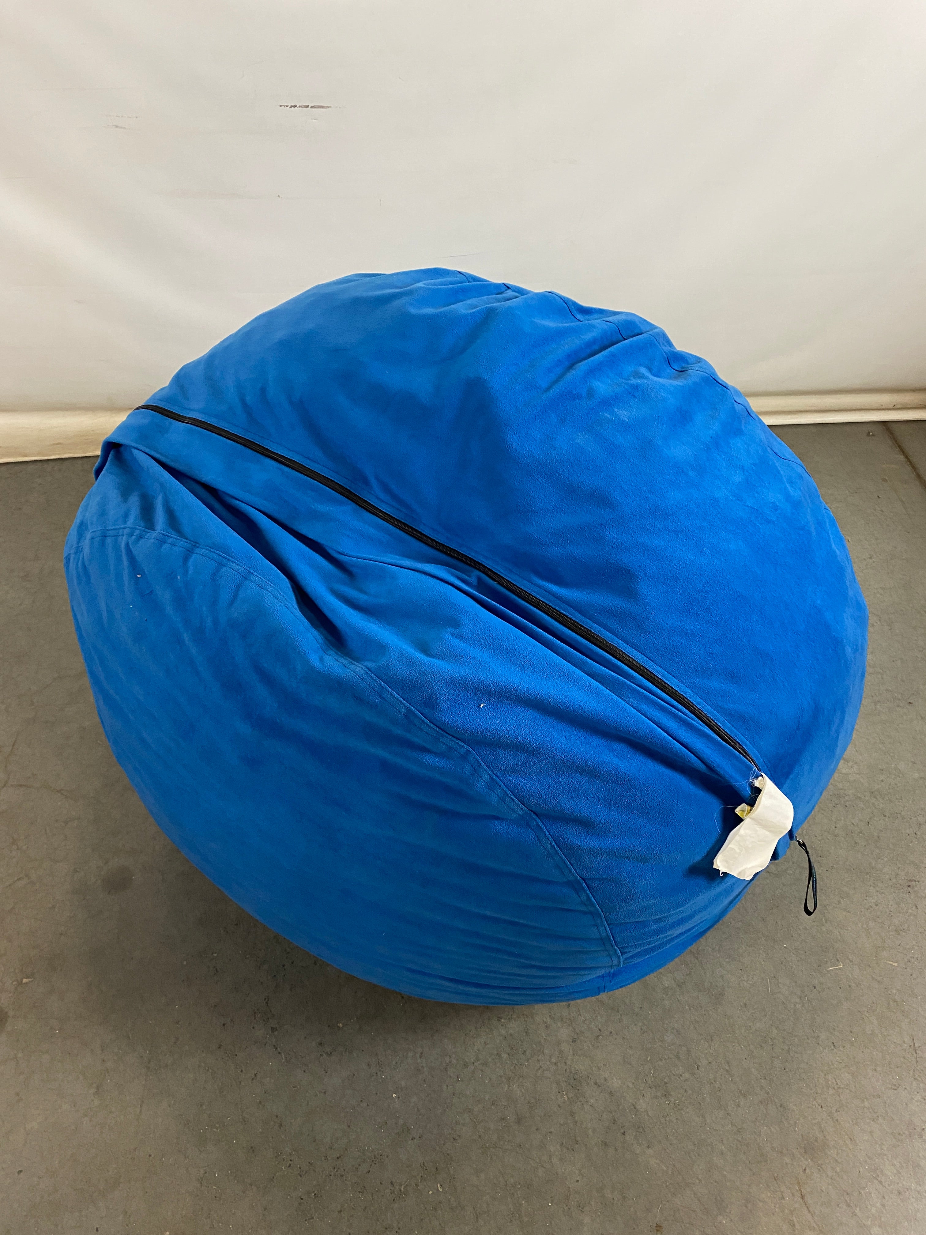 Large Blue Bean Bag Chair