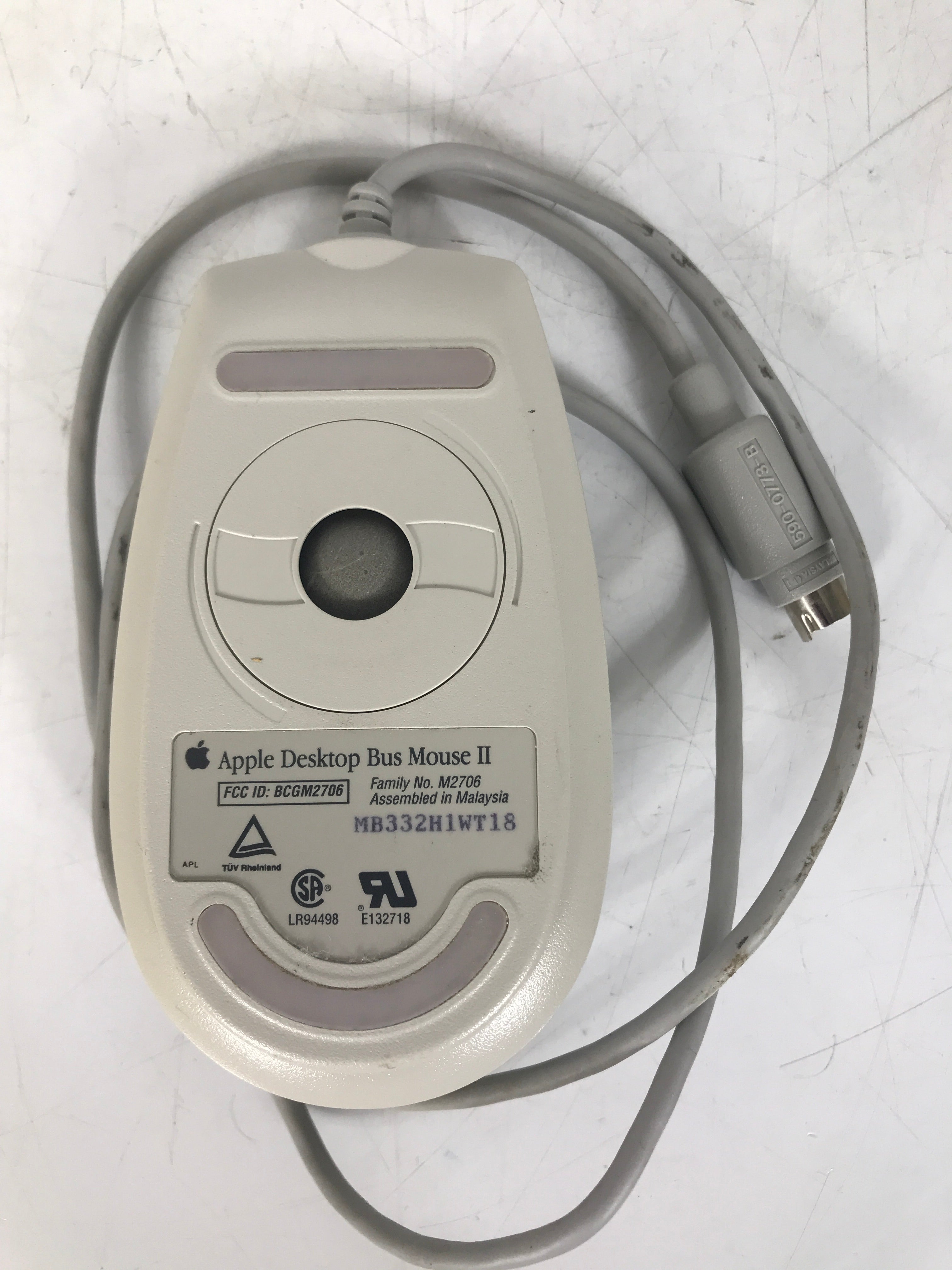 Apple M2706 Desktop Bus Mouse II Retro Vintage