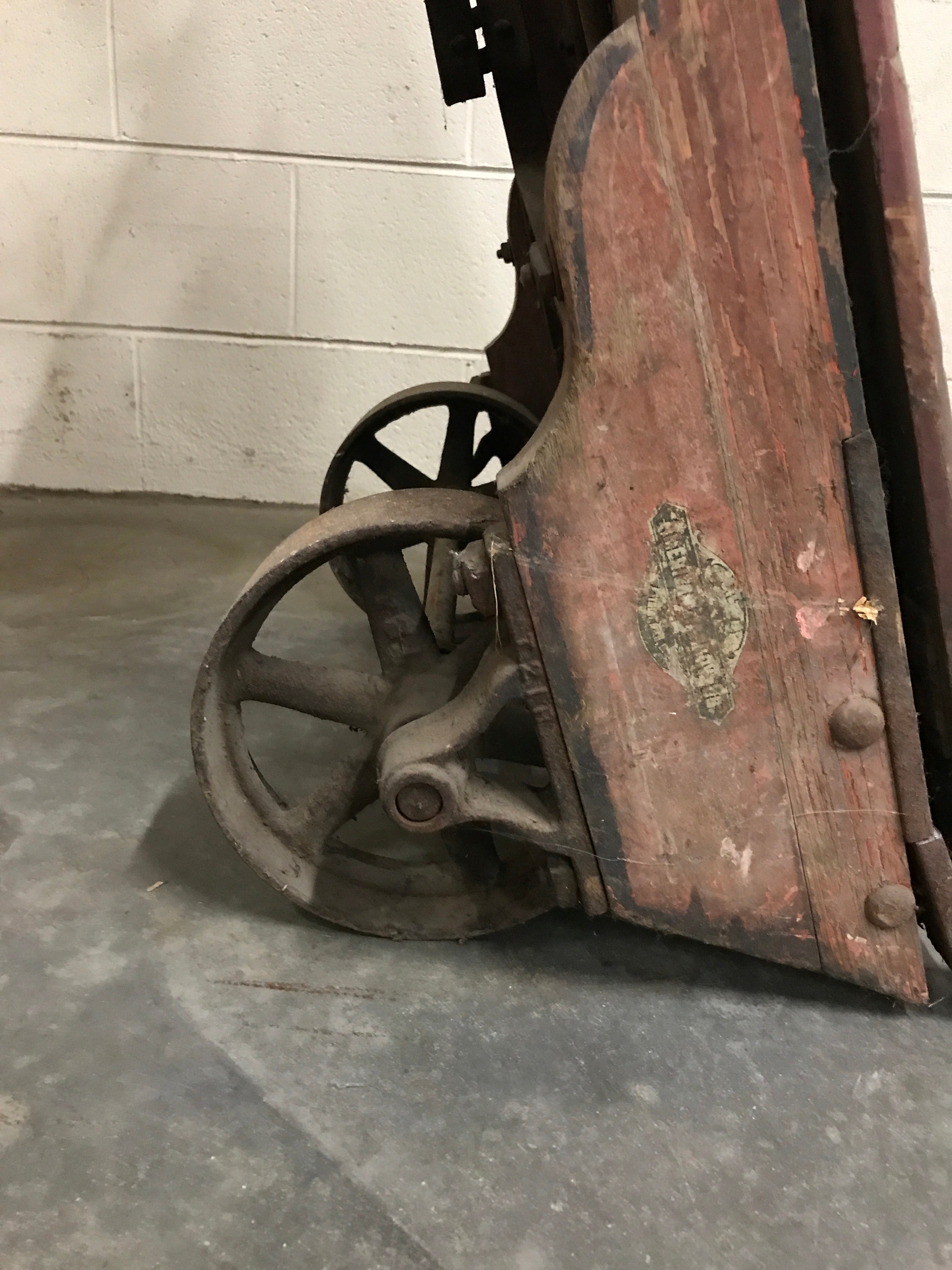 Antique Wood and Iron Cart