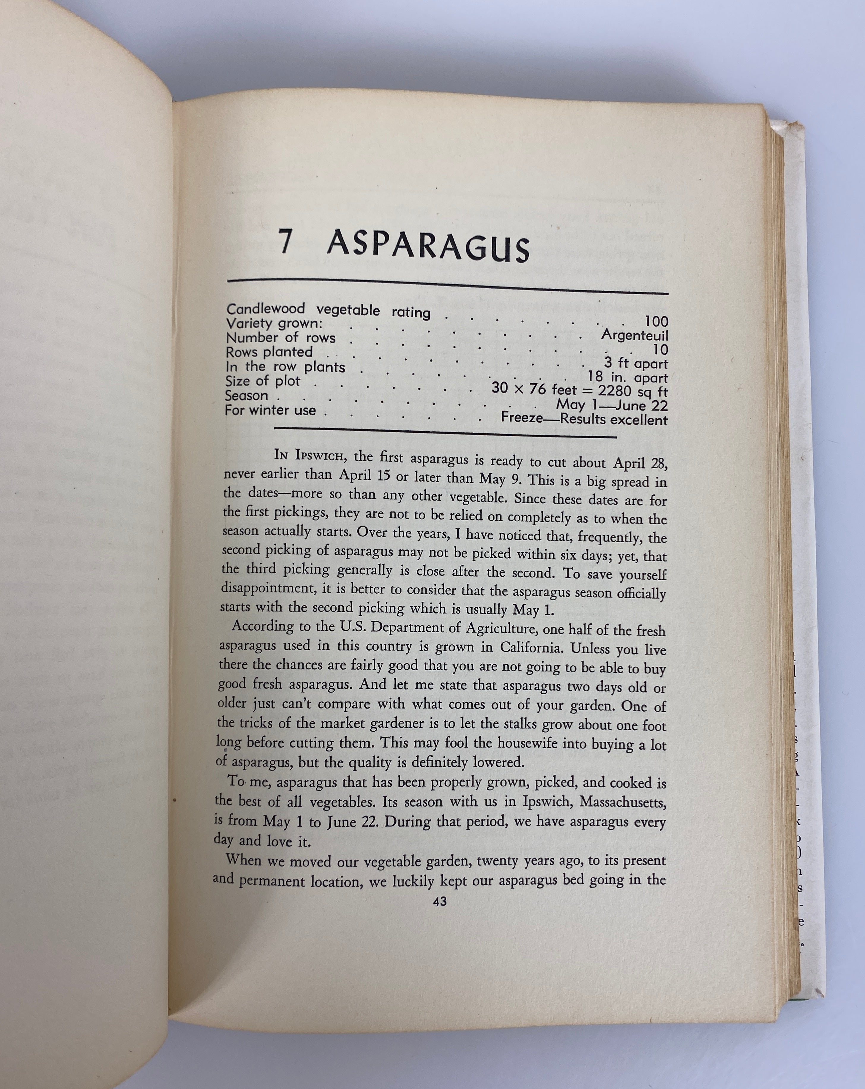 Burrage on Vegetables by Albert Burrage 1954 Vintage Gardening Text HC DJ