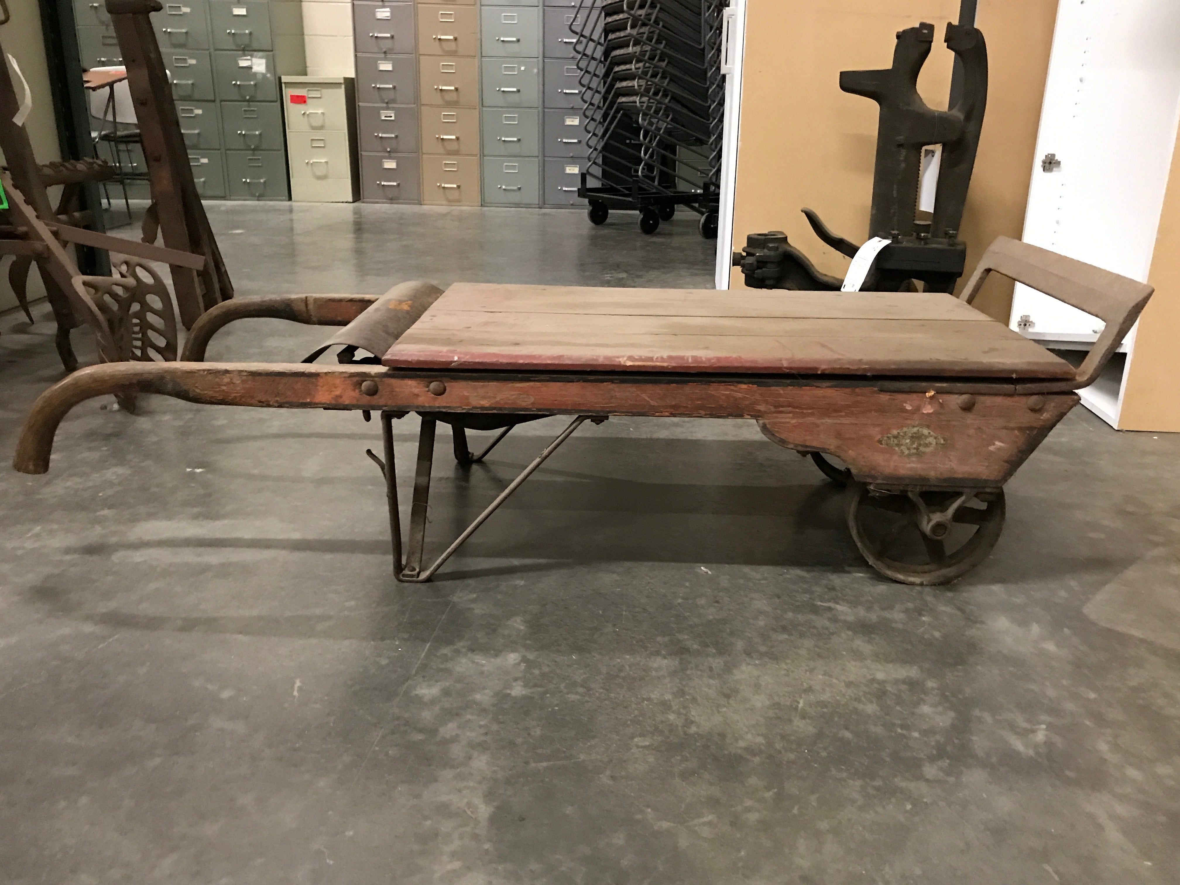 Antique Wood and Iron Cart