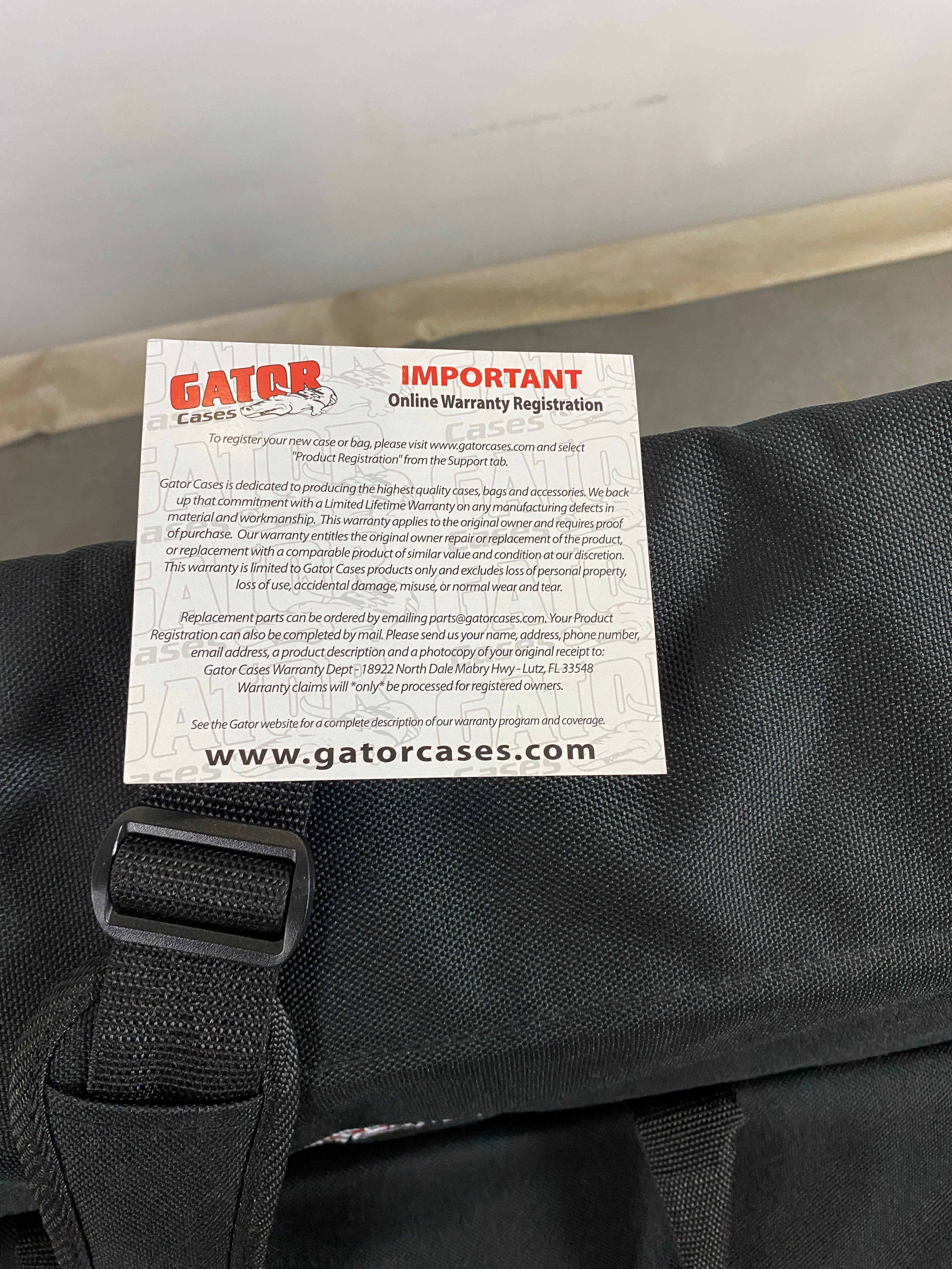 Gator Black Portfolio Travel Case