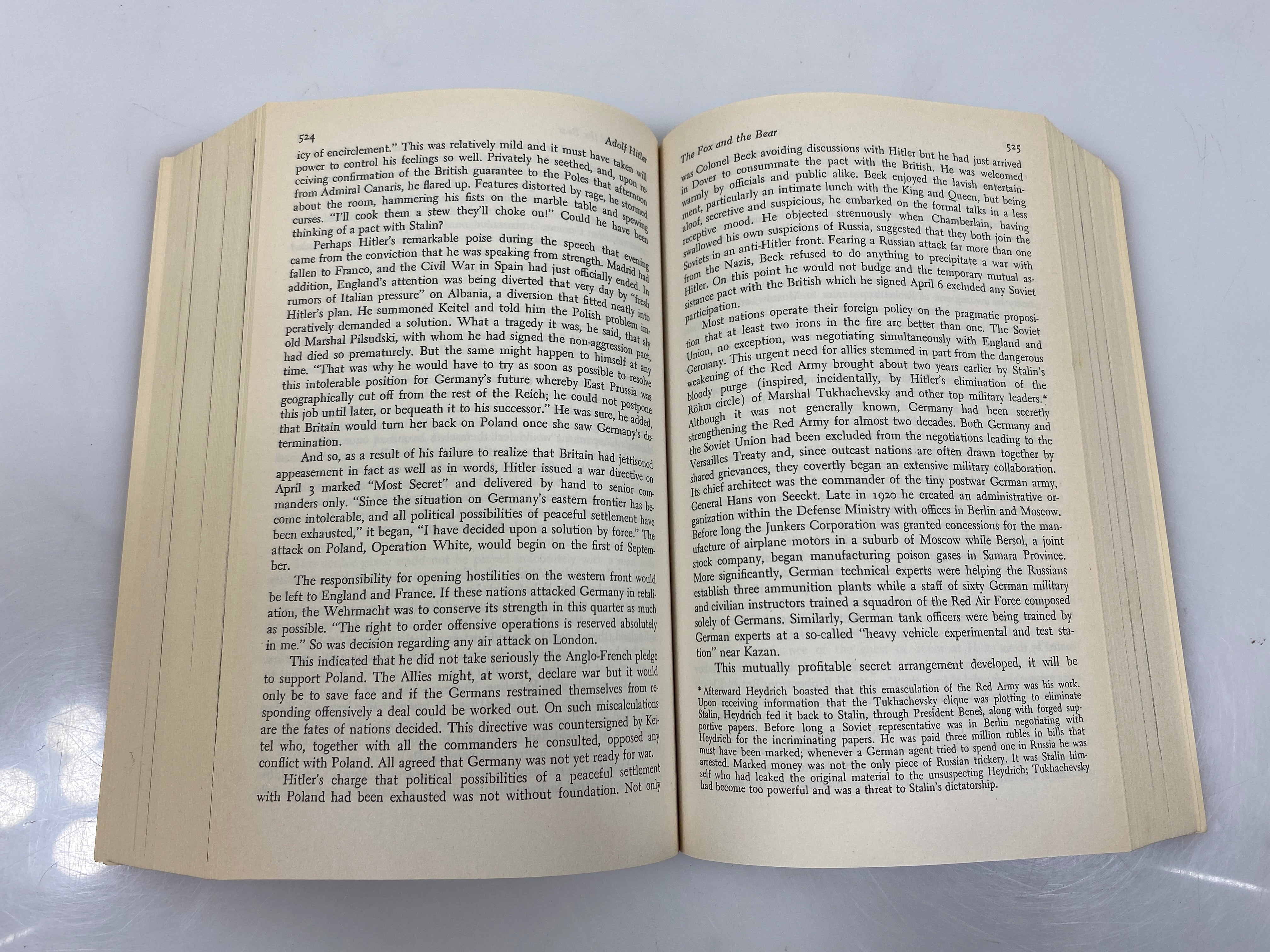The Definitive Biography Adolf Hitler by Toland 1992 SC