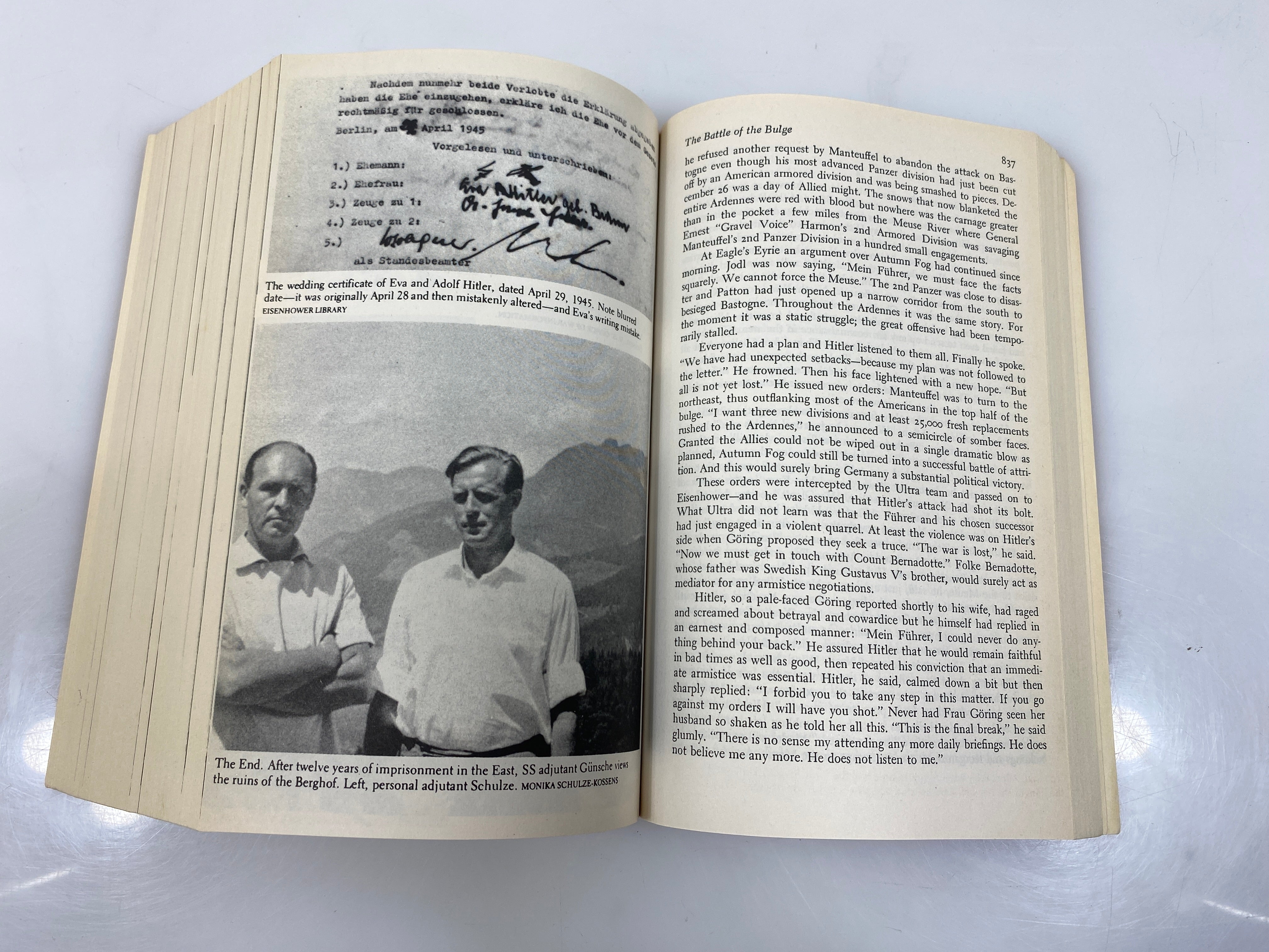 The Definitive Biography Adolf Hitler by Toland 1992 SC