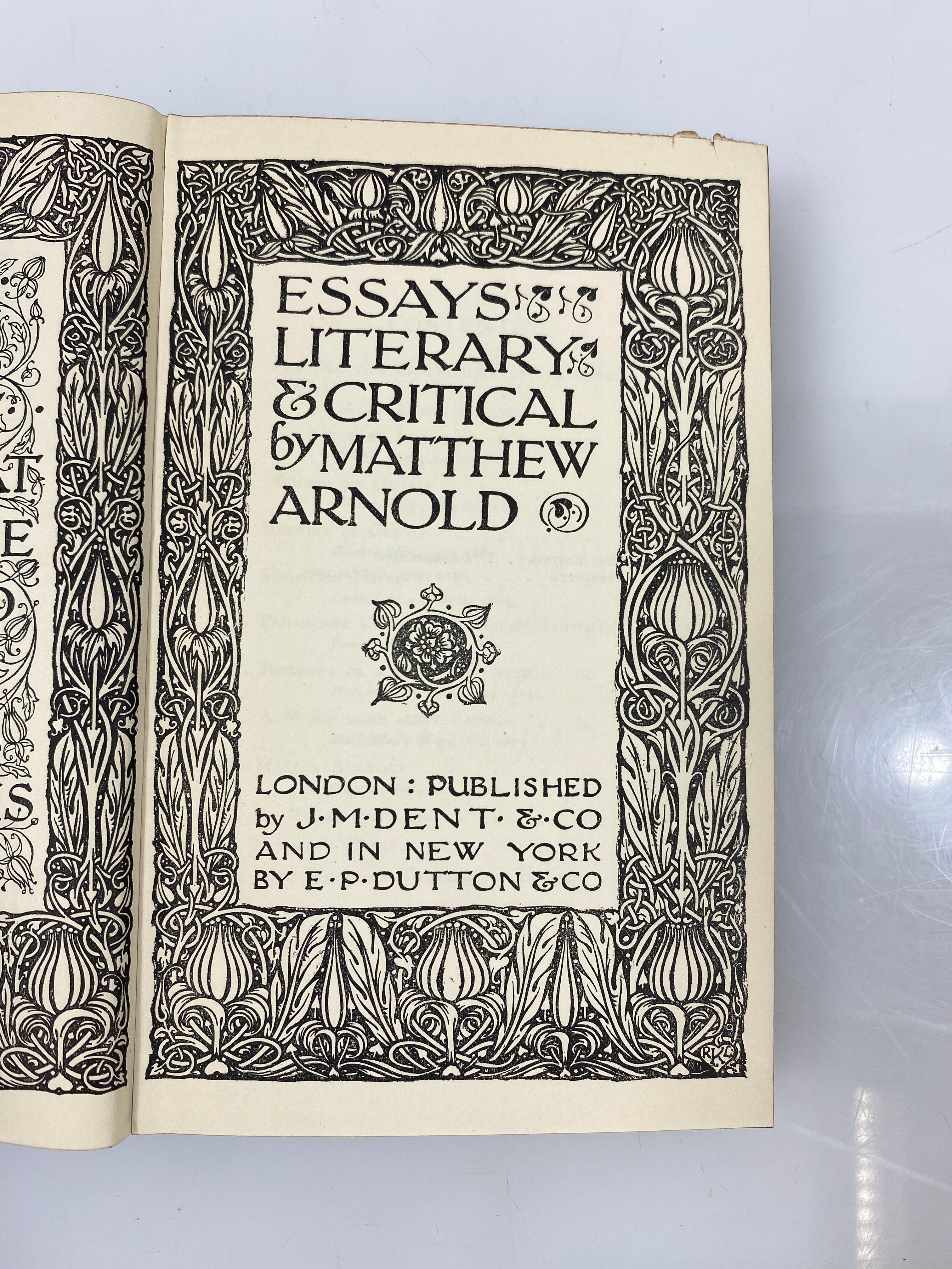 Set of 5: Every Man's Library Walton, Hawthorne, Arnold, Ibsen Gibbon 1909-12 HC
