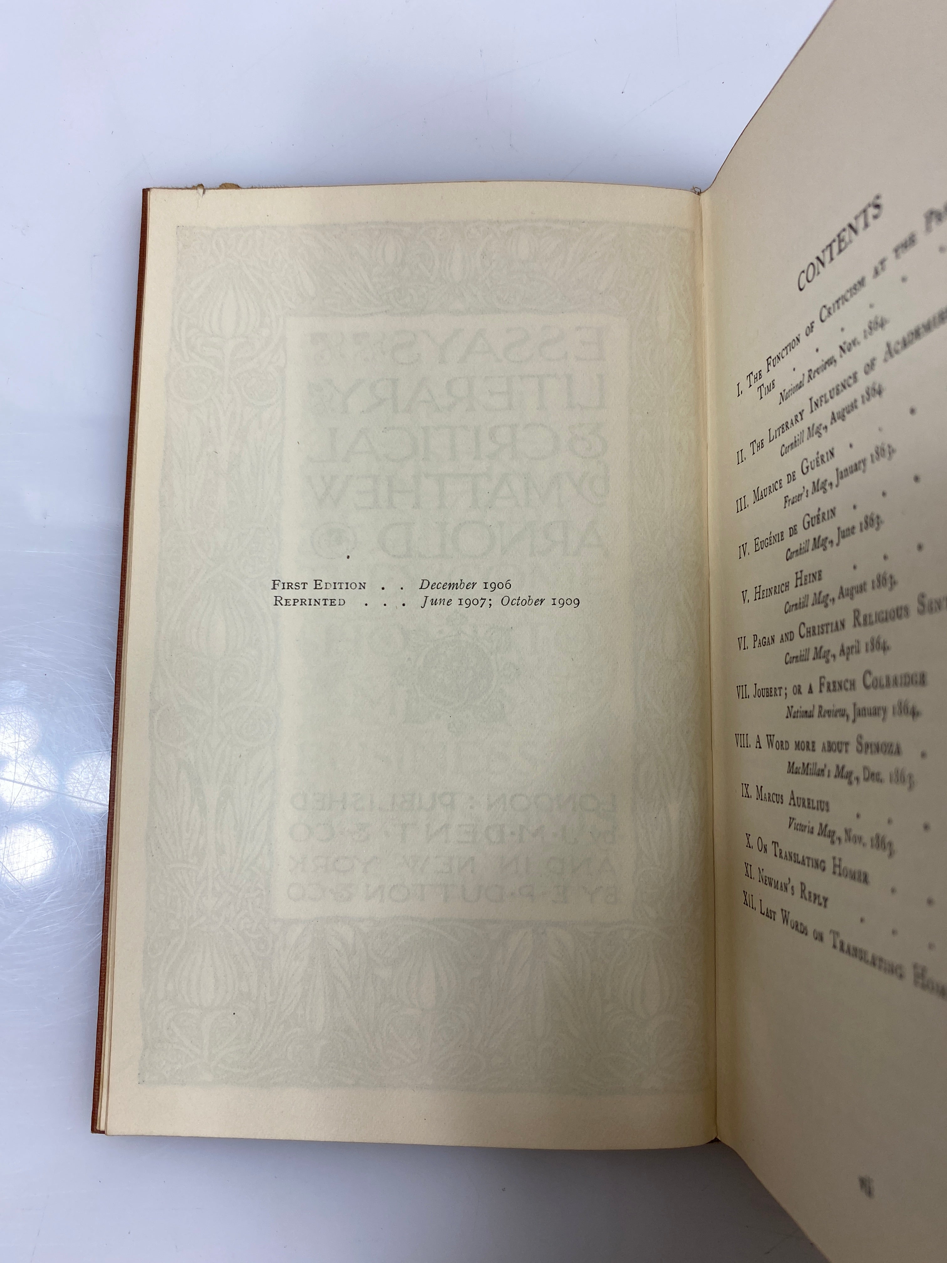 Set of 5: Every Man's Library Walton, Hawthorne, Arnold, Ibsen Gibbon 1909-12 HC