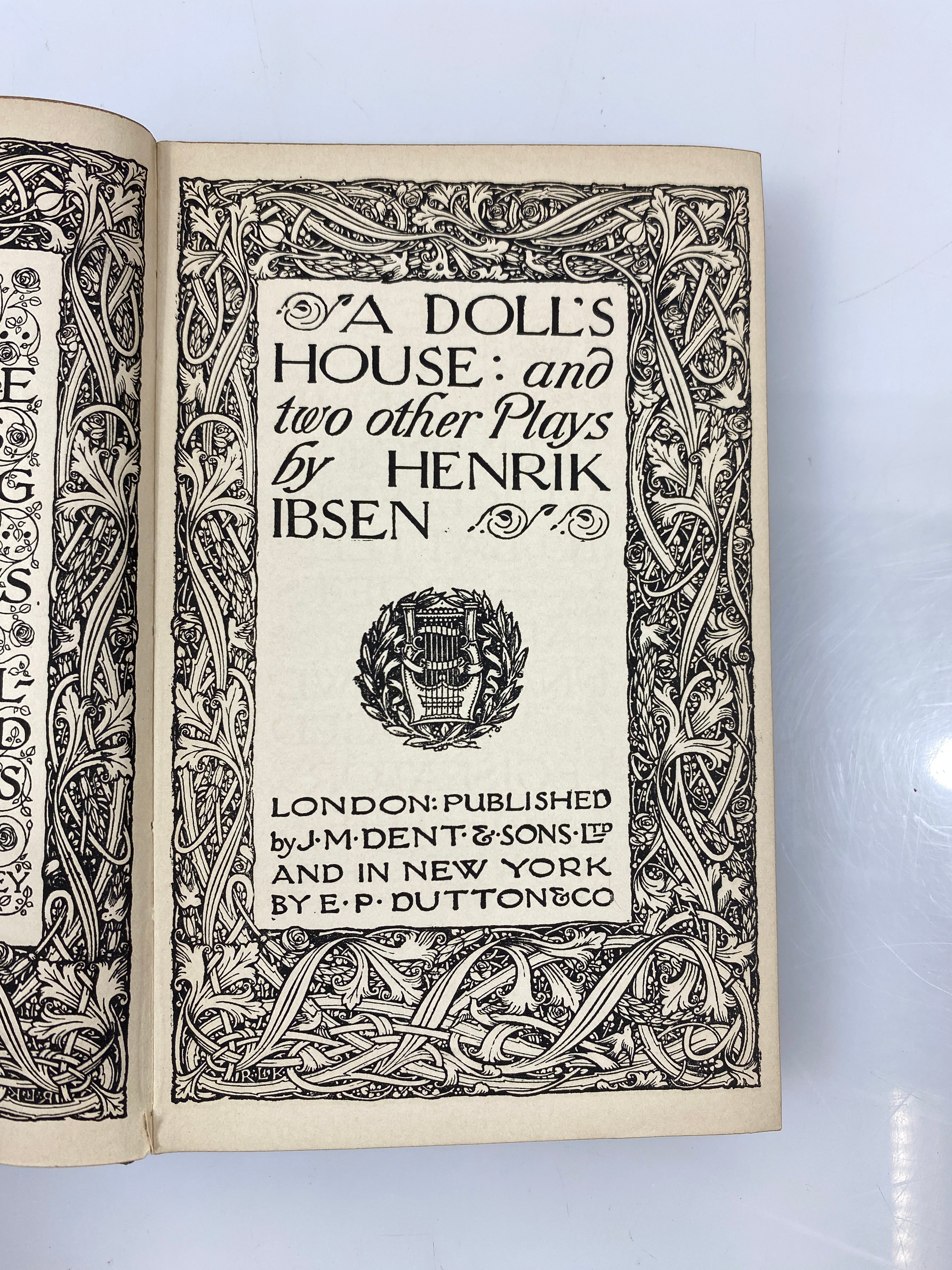 Set of 5: Every Man's Library Walton, Hawthorne, Arnold, Ibsen Gibbon 1909-12 HC