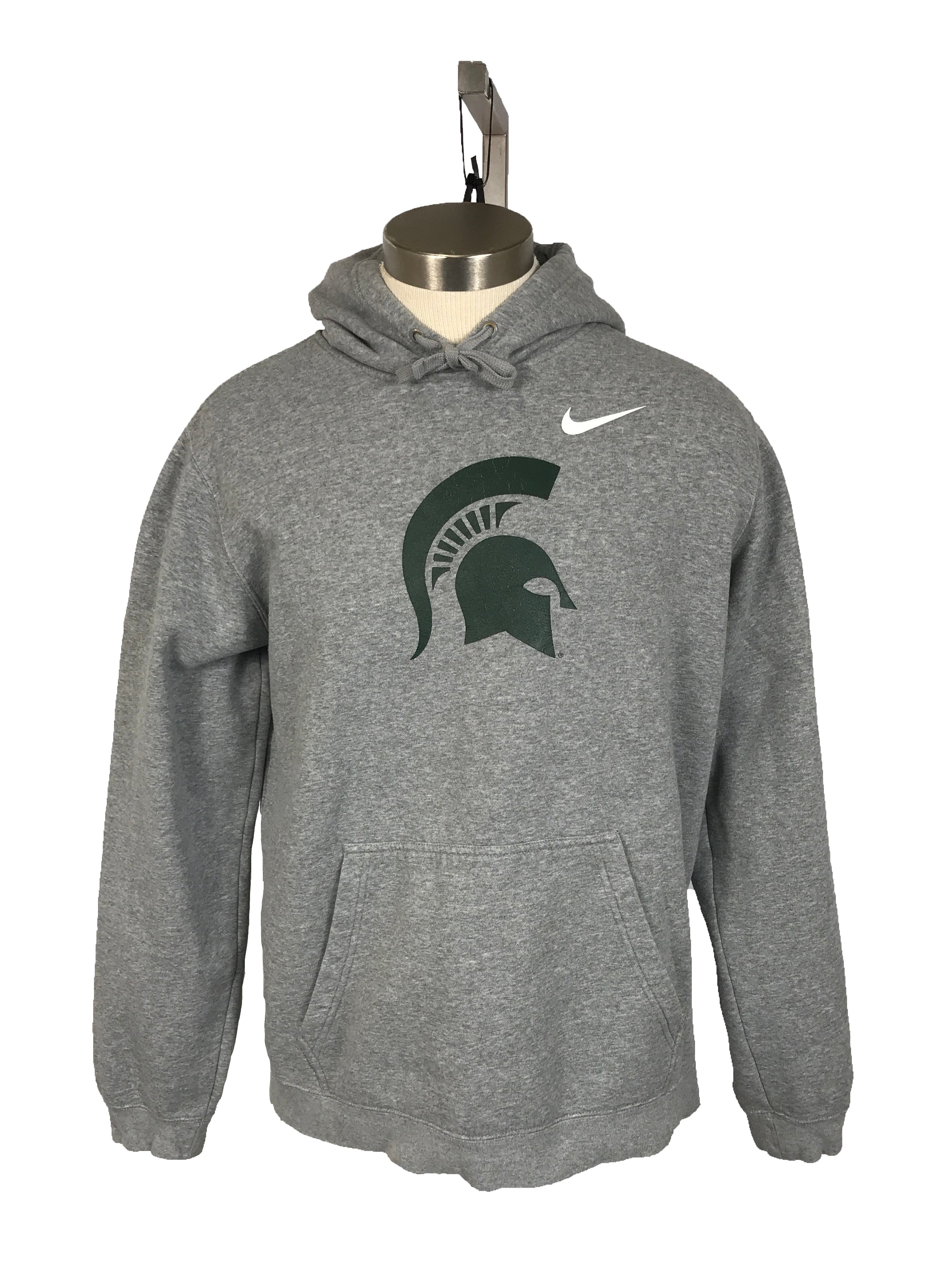 Nike Michigan State University Gray Hoodie Unisex Size Large