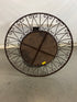 Metal Framed Round Mirror