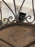 Metal Framed Round Mirror