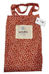 Soruka Orange and White Floral Recycled Cloth Bag