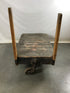 Antique Wood Industrial Cart