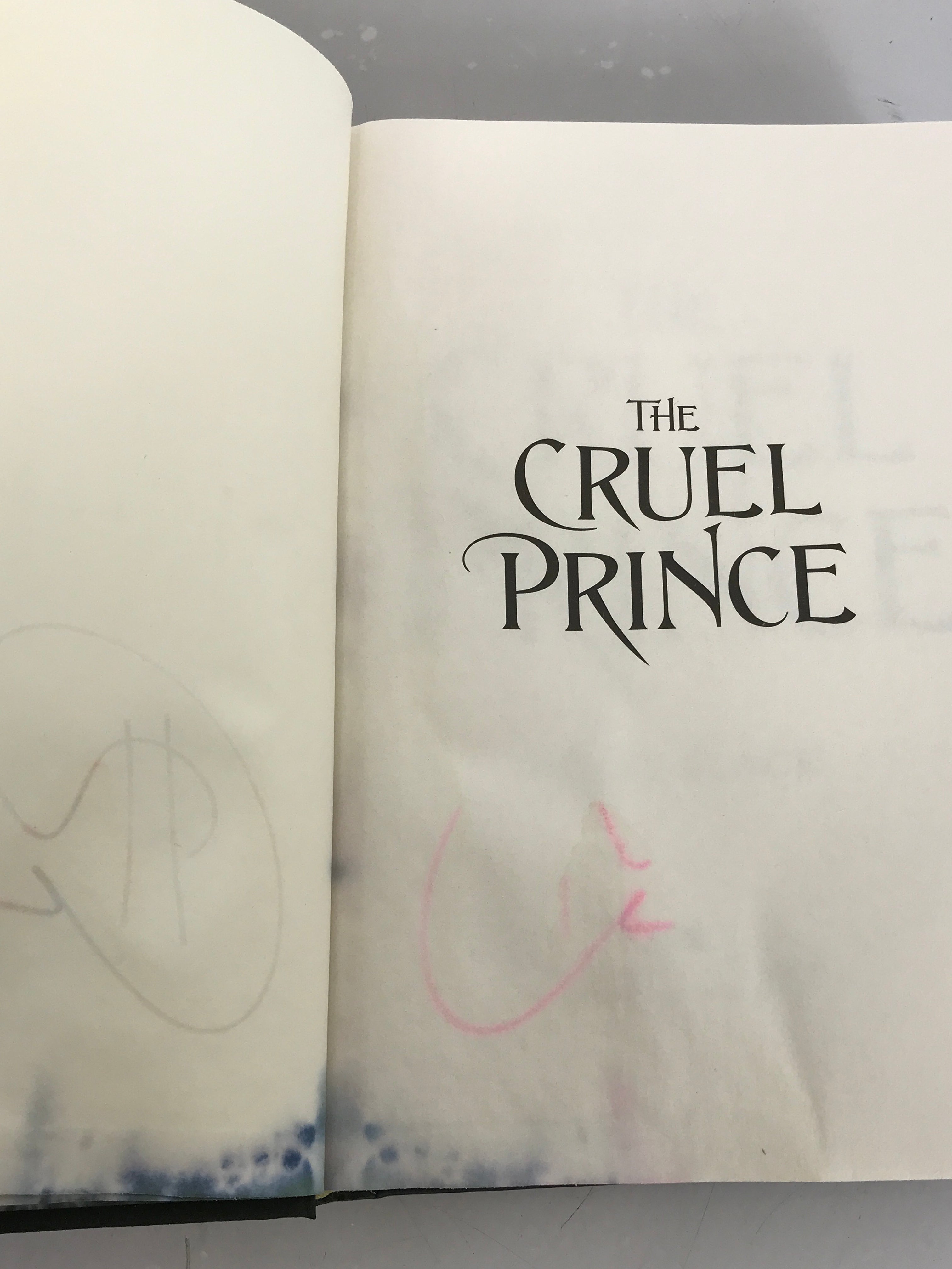 Owl Crate Edition of The Cruel Prince by Holly Black Signed 2018 HC DJ