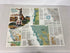 Lot of 5 Nat Geo Making of Canada Maps/Infographics 1990's