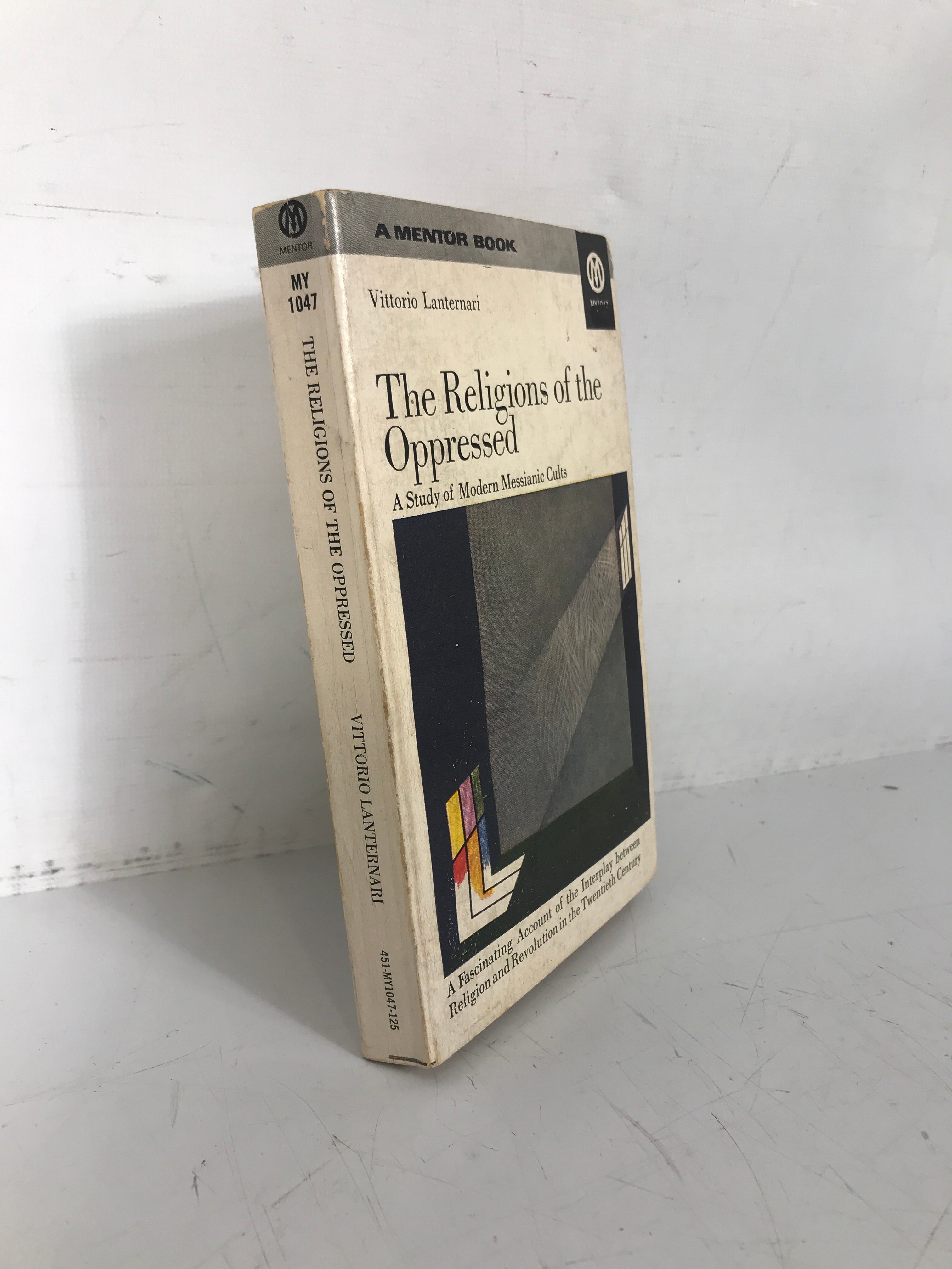 The Religions of the Oppressed Lanternari Mentor Book 1965 1st Signet