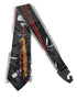 Steven Harris Red and Black Saxophone Polyester Neck Tie