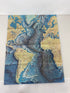 Lot of 4 Nat Geo Ocean Floor Maps/Infographics Atlantic/Pacific/Arctic