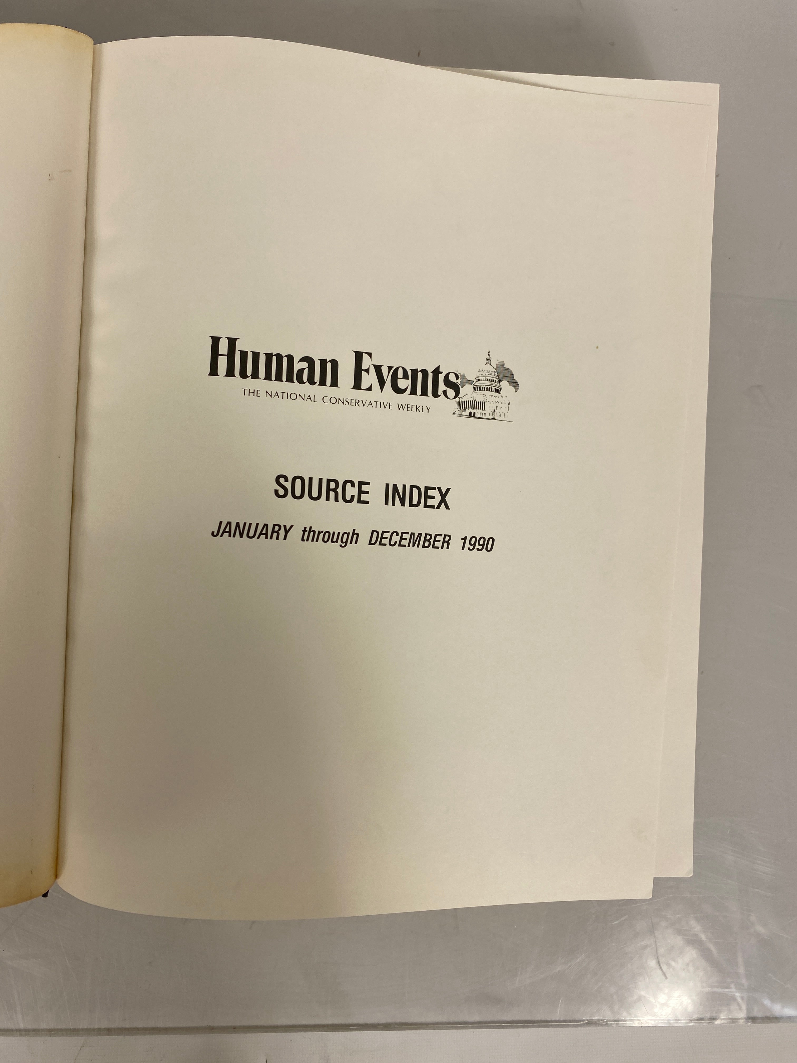 3 Volumes: Human Events The National Conservative Weekly Vintage HC