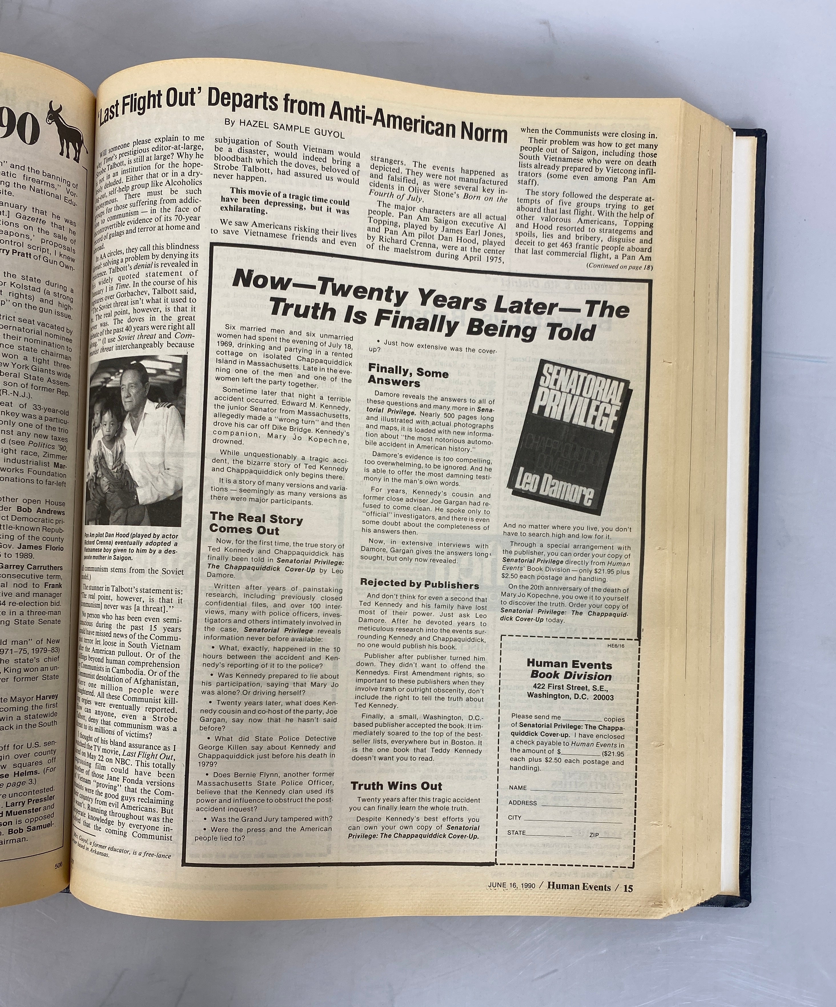3 Volumes: Human Events The National Conservative Weekly Vintage HC
