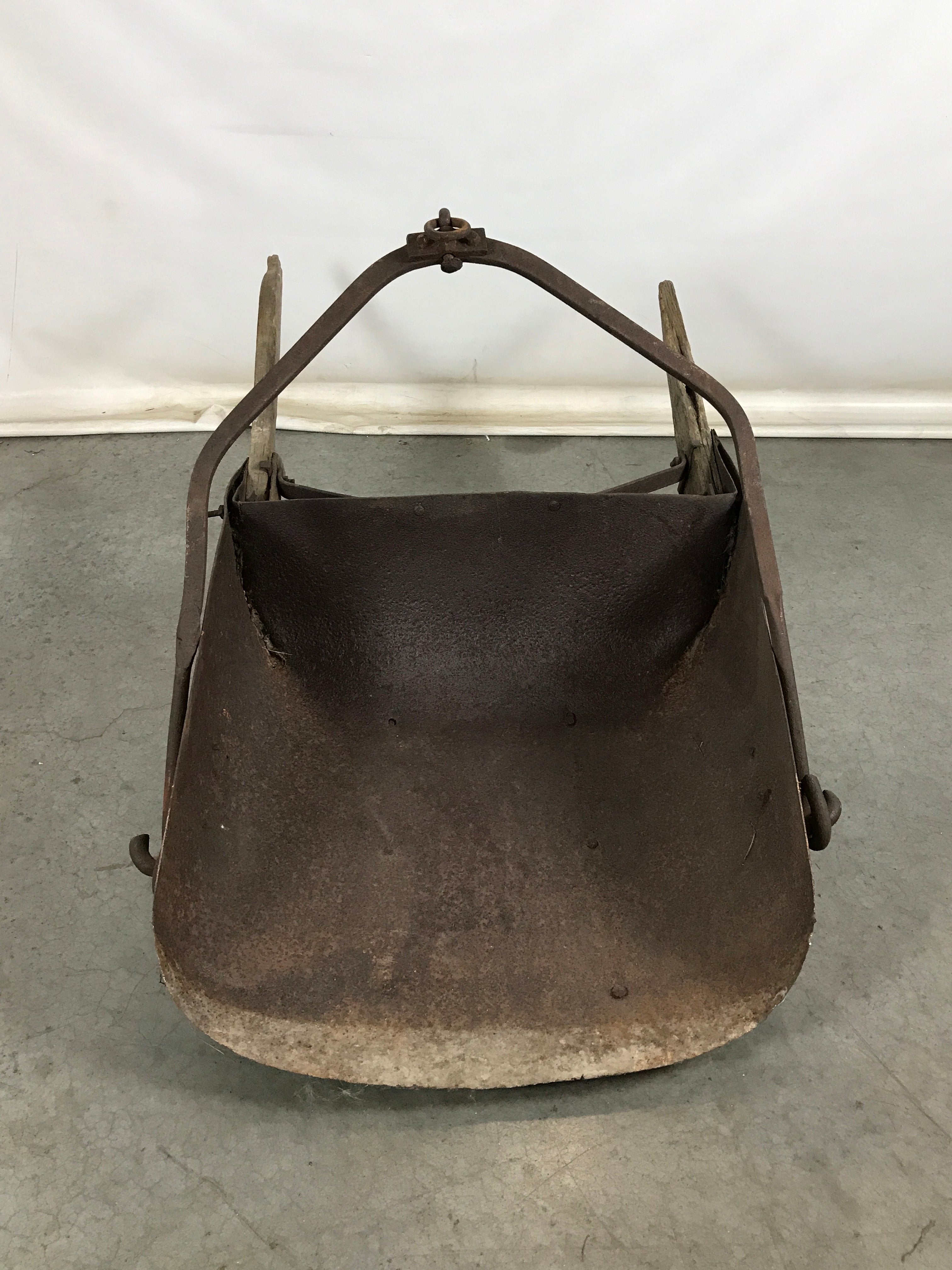 Antique Iron Horse-Drawn Scoop