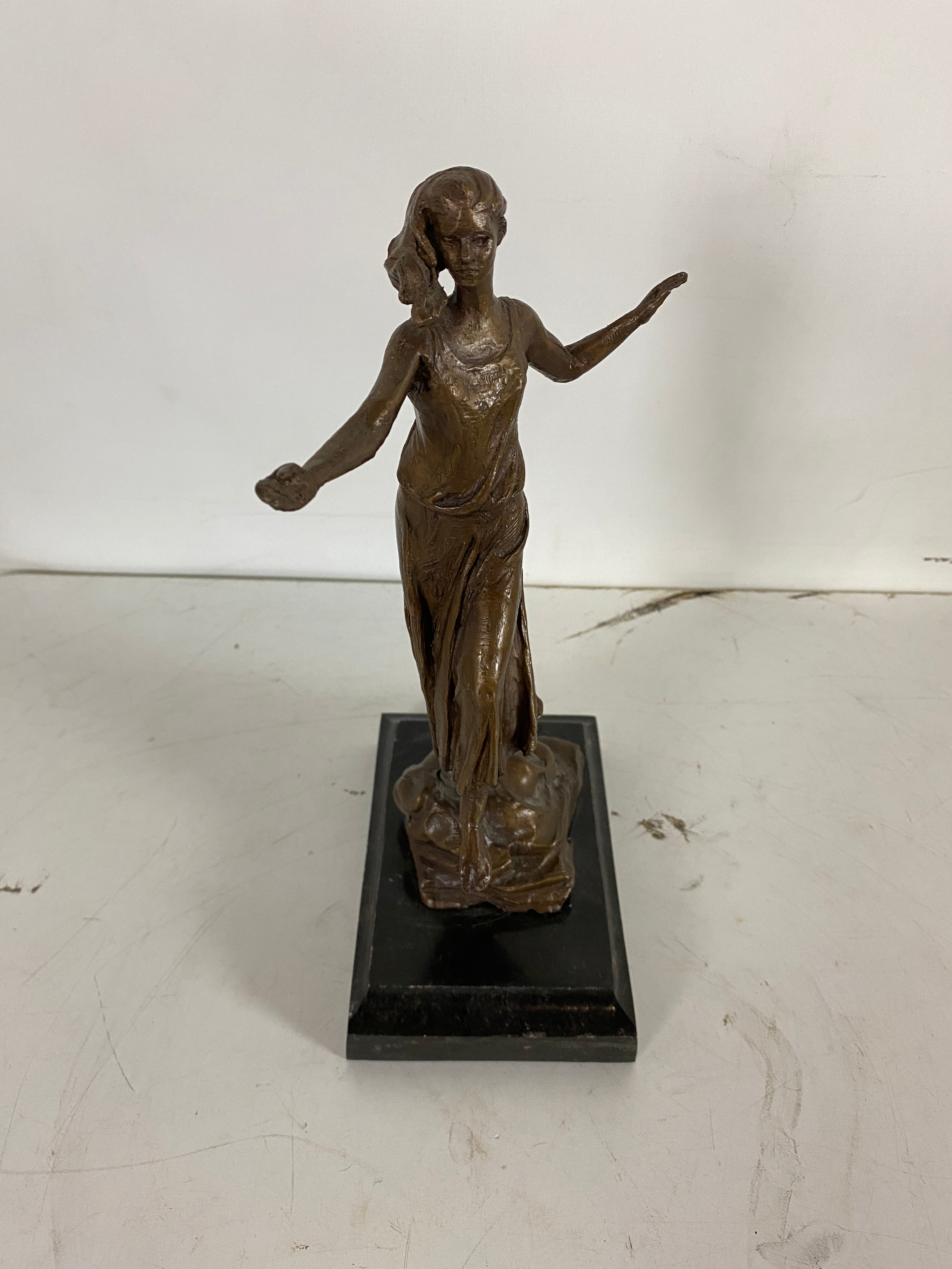 Anthony Frudakis Bronze Woman Sculpture