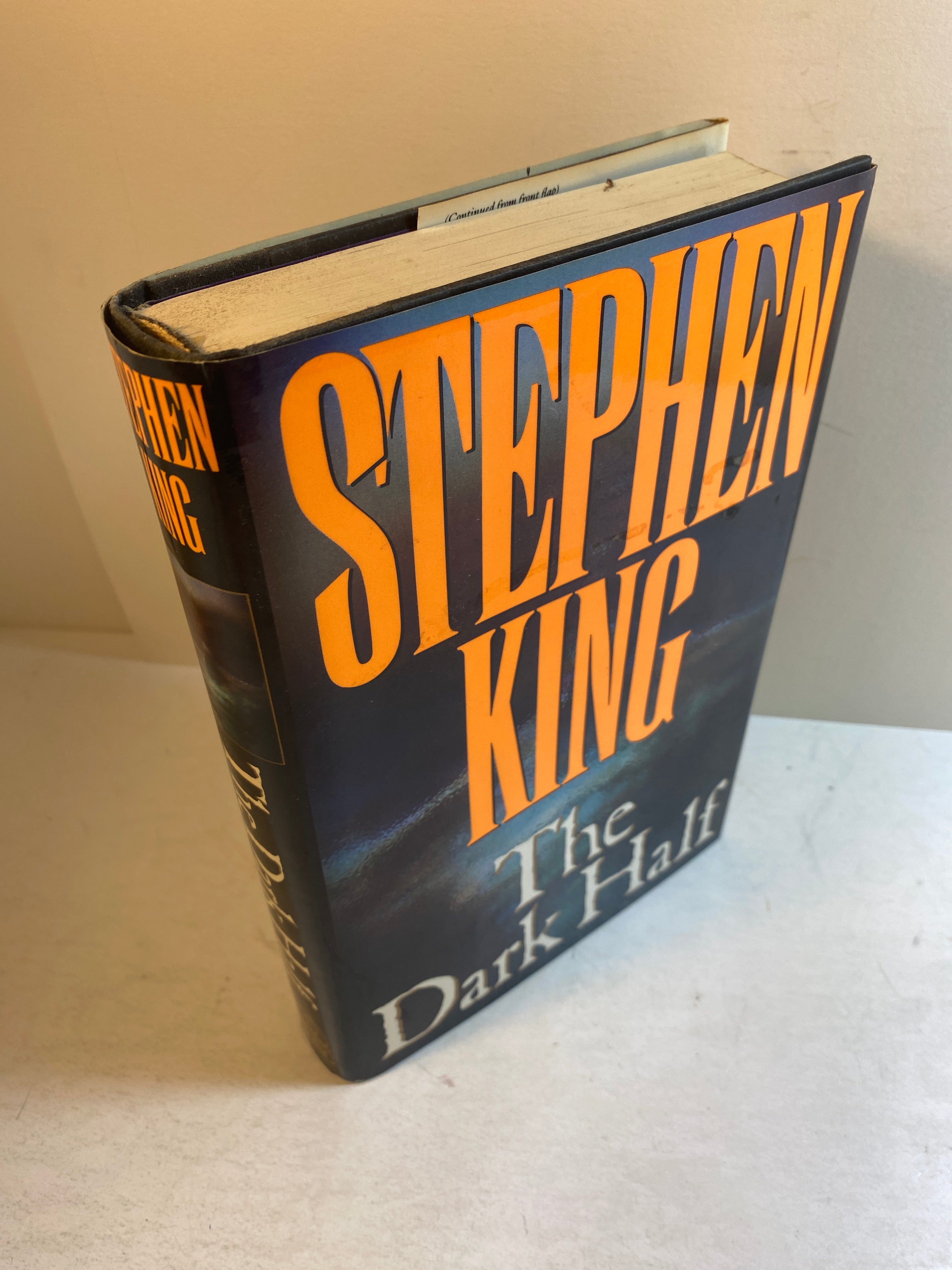 The Dark Half Stephen King HCDJ 1989