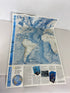 Lot of 4 Nat Geo Ocean Floor Maps/Infographics Atlantic/Pacific/Arctic
